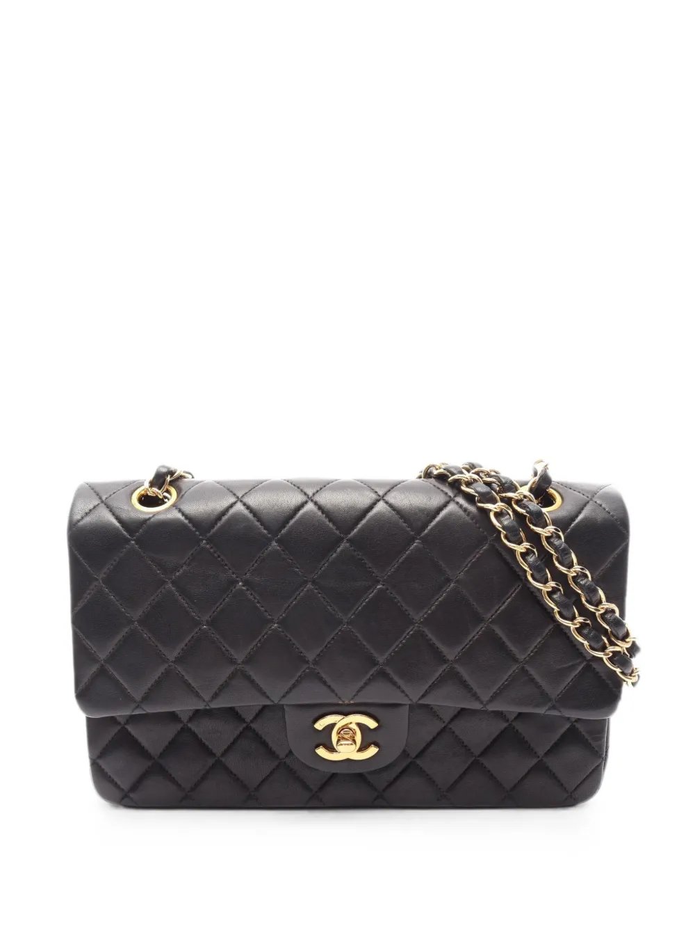 2000-2002 Matelassé double flap shoulder bag