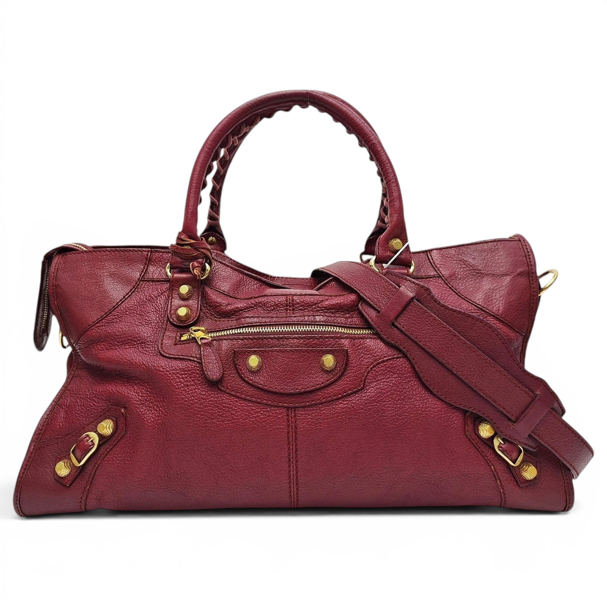 Leather handbag
