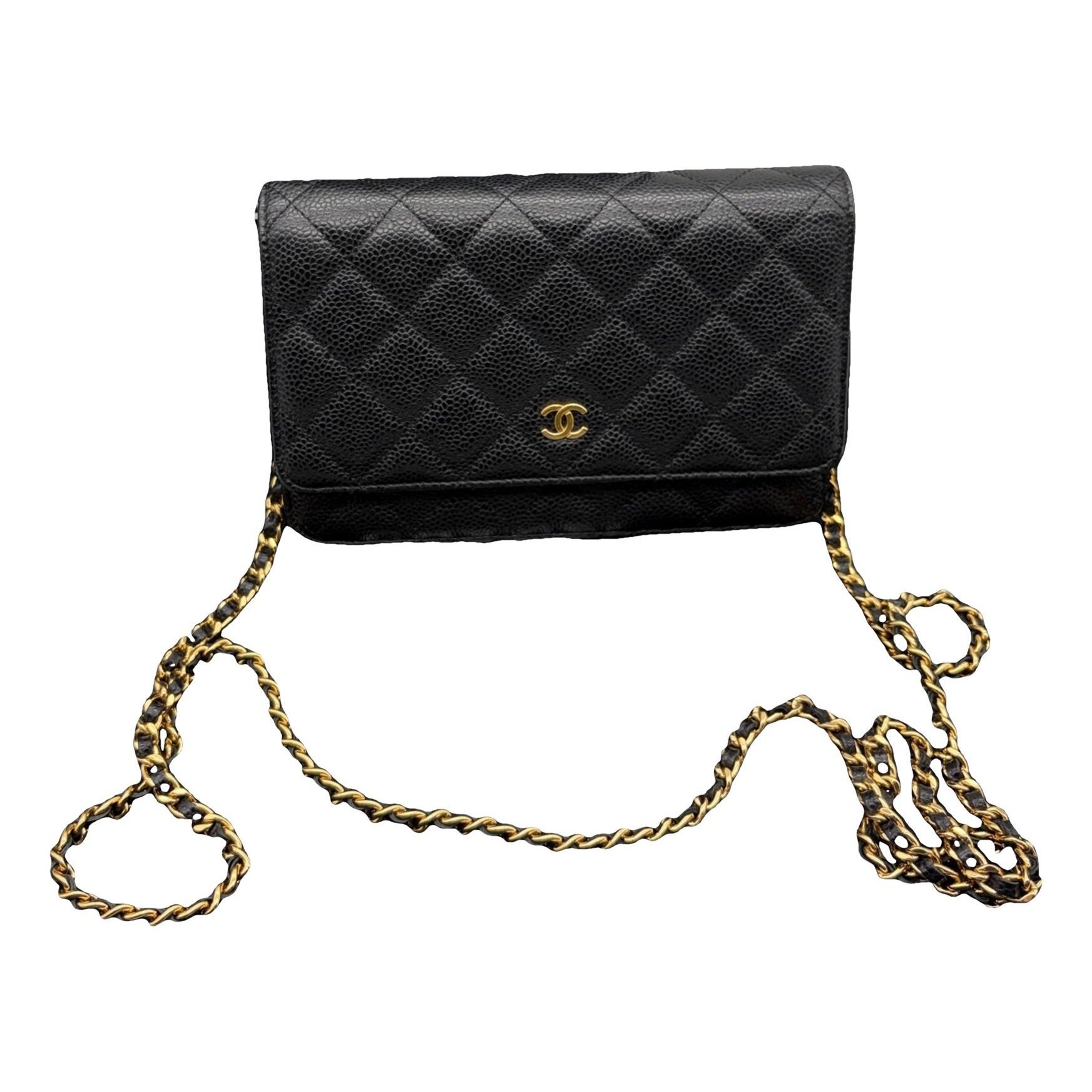 Wallet On Chain Timeless/Classique leather crossbody bag