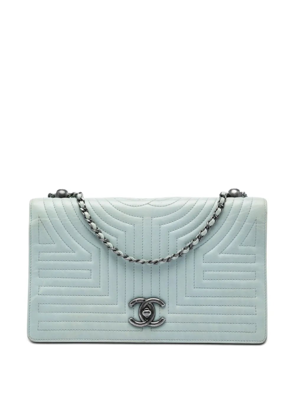 2015-2016 Medium Quilted Calfskin Korean Garden Flap crossbody bag