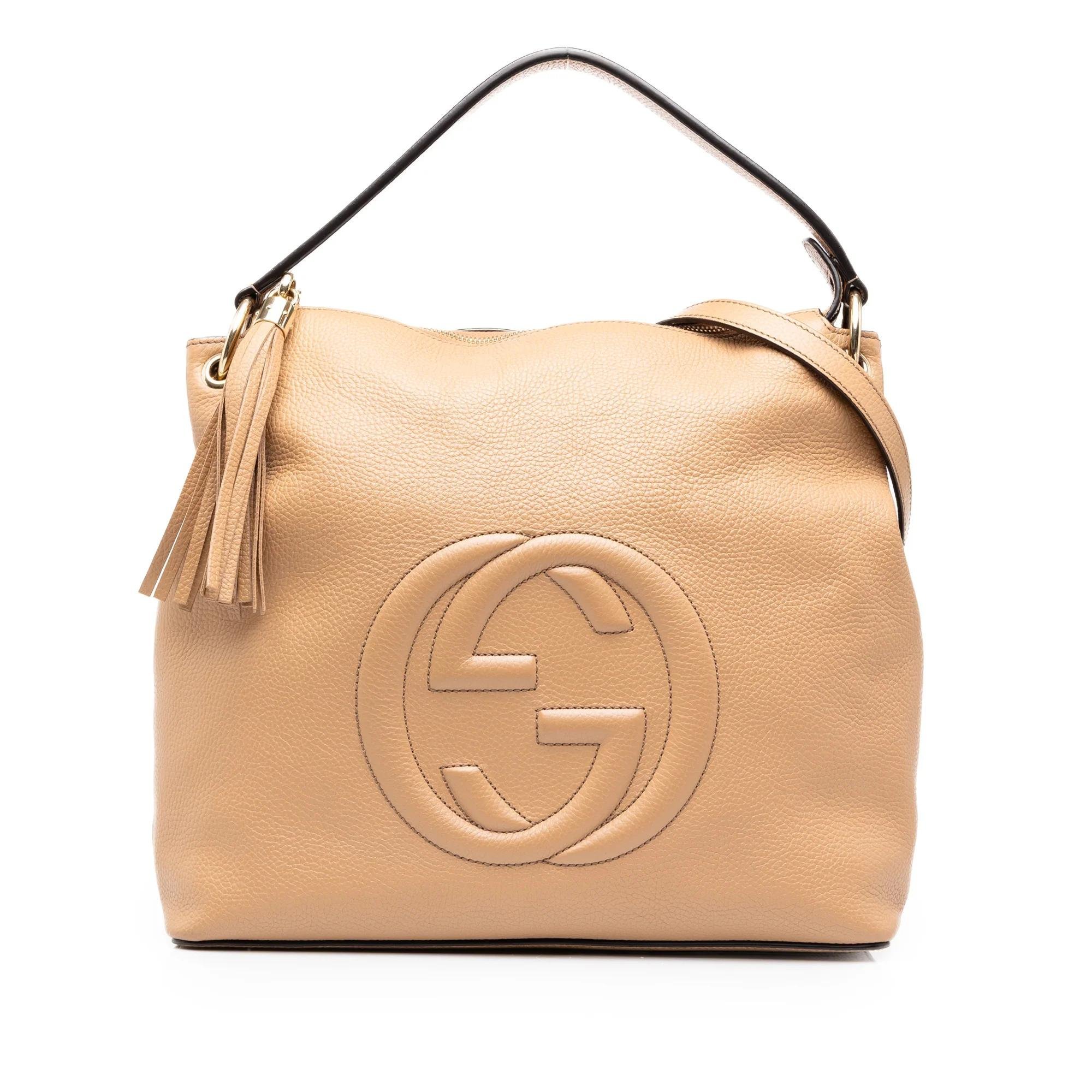 Hobo leather handbag