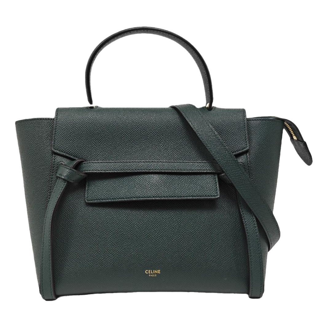 Belt leather handbag