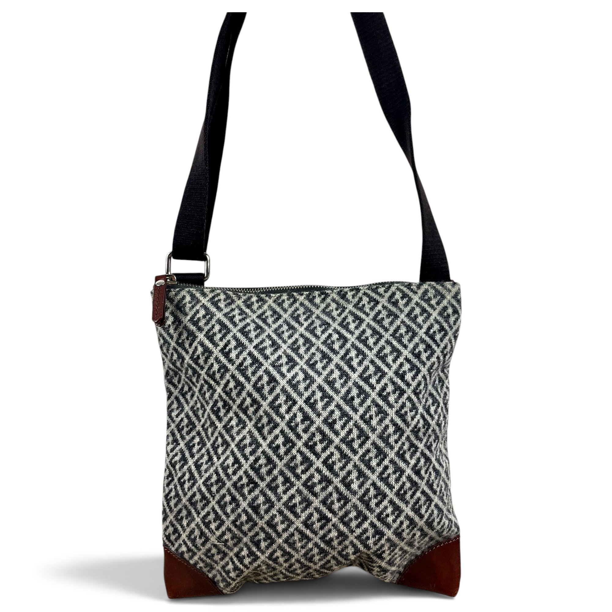 Wool crossbody bag