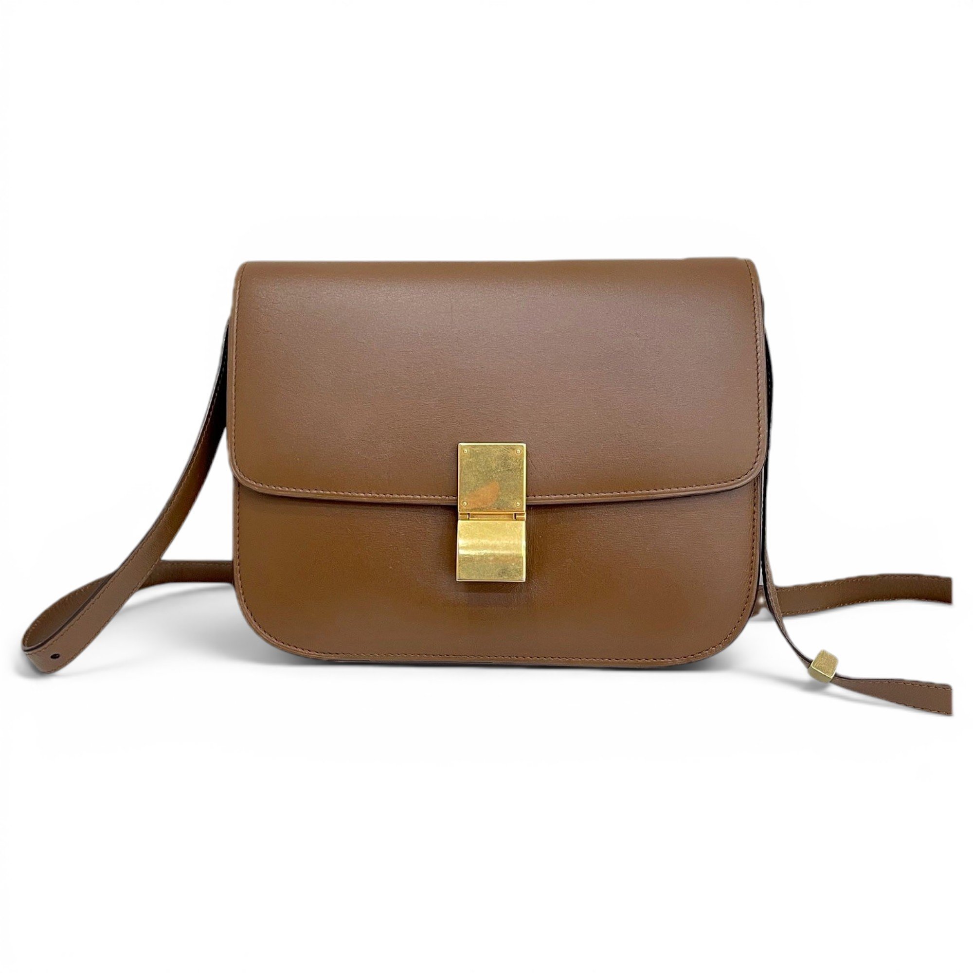 Classic leather handbag