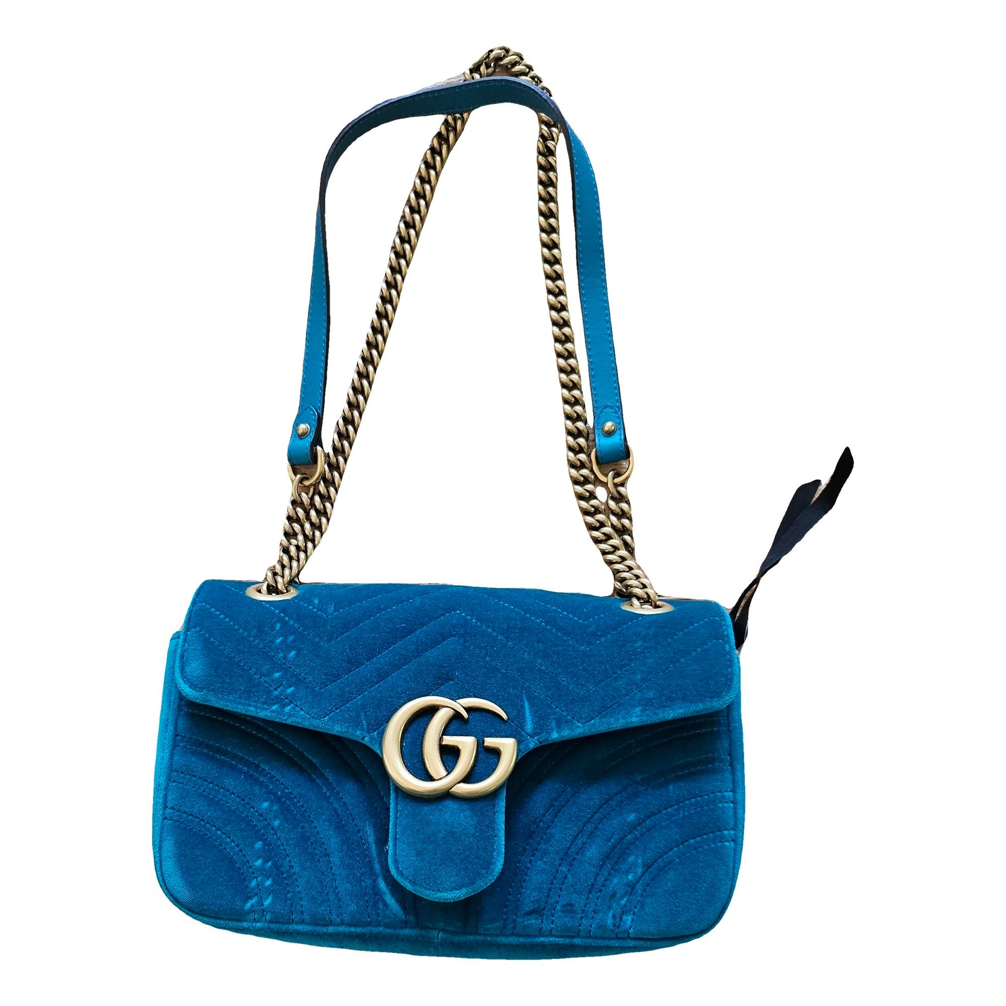 GG Marmont velvet crossbody bag