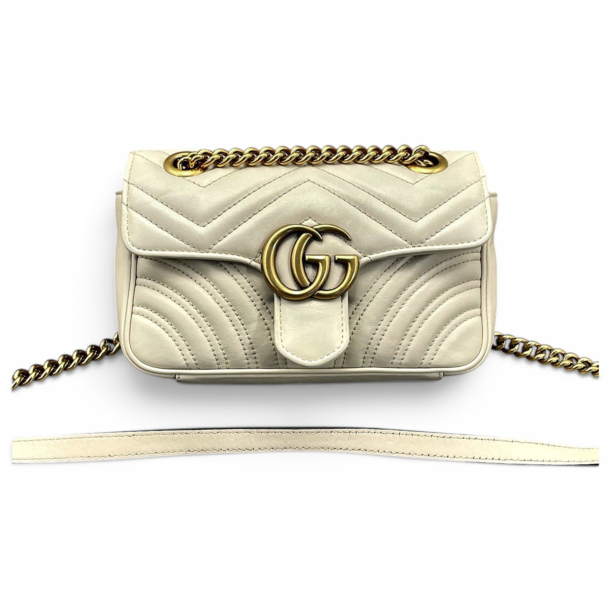 GG Marmont Flap leather handbag