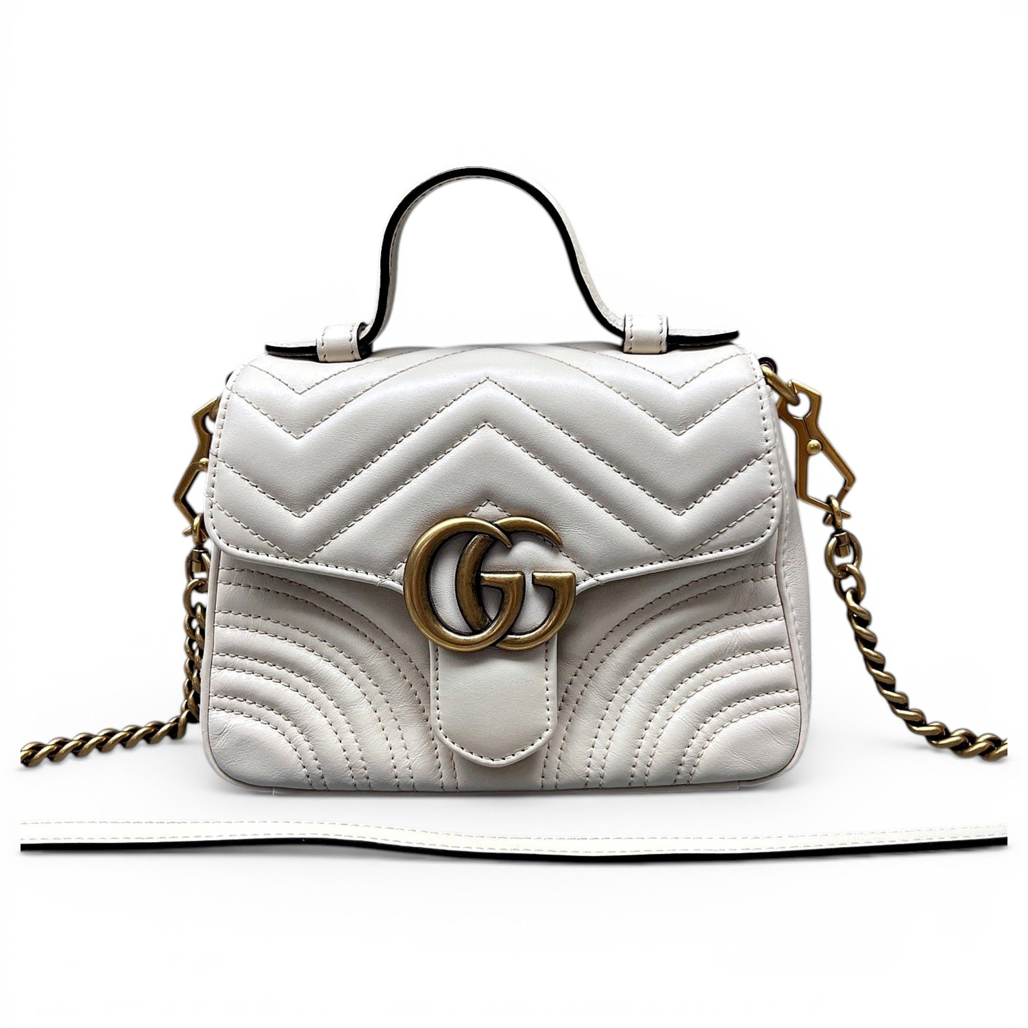 GG Marmont Flap leather handbag