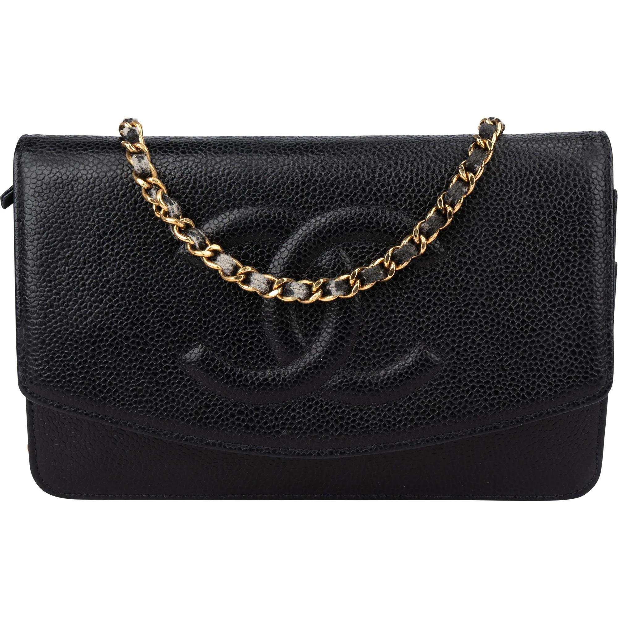 Wallet On Chain Timeless/Classique leather crossbody bag