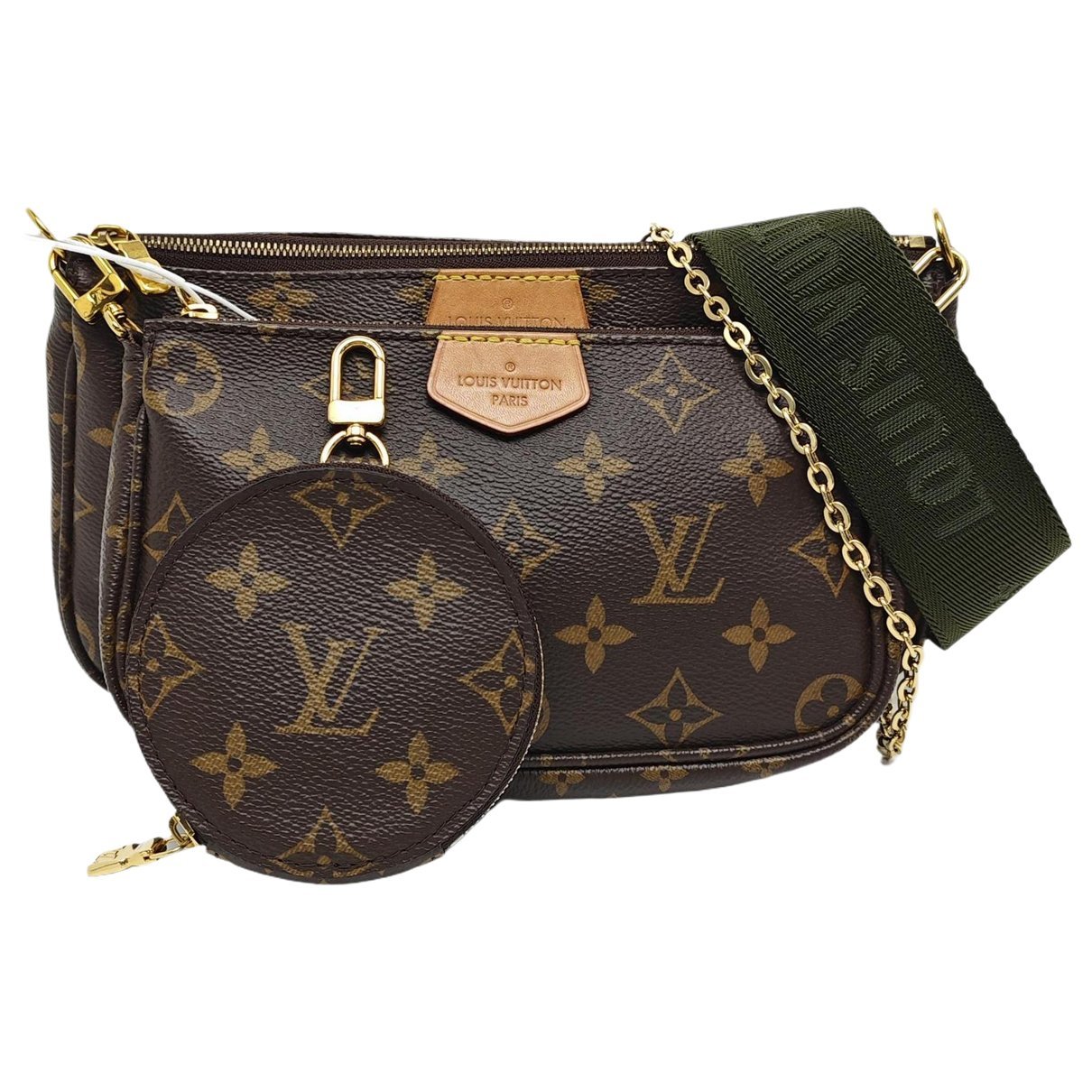 Maxi Multi Pochette Accessoires leather crossbody bag