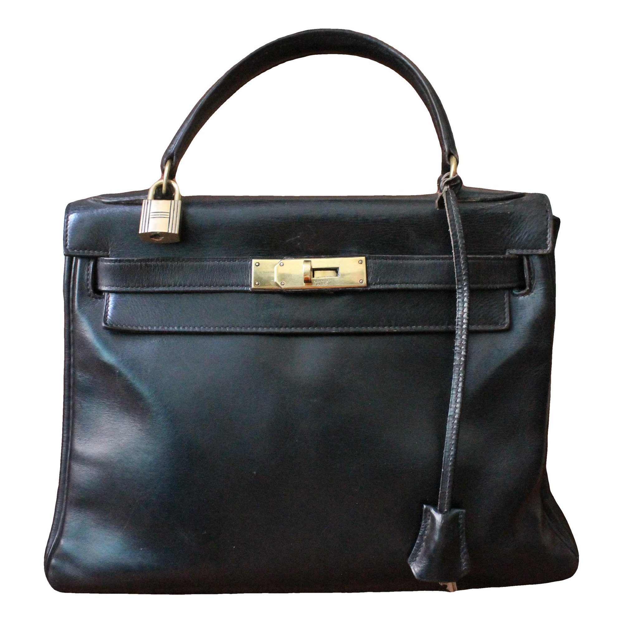 Kelly 28 leather handbag