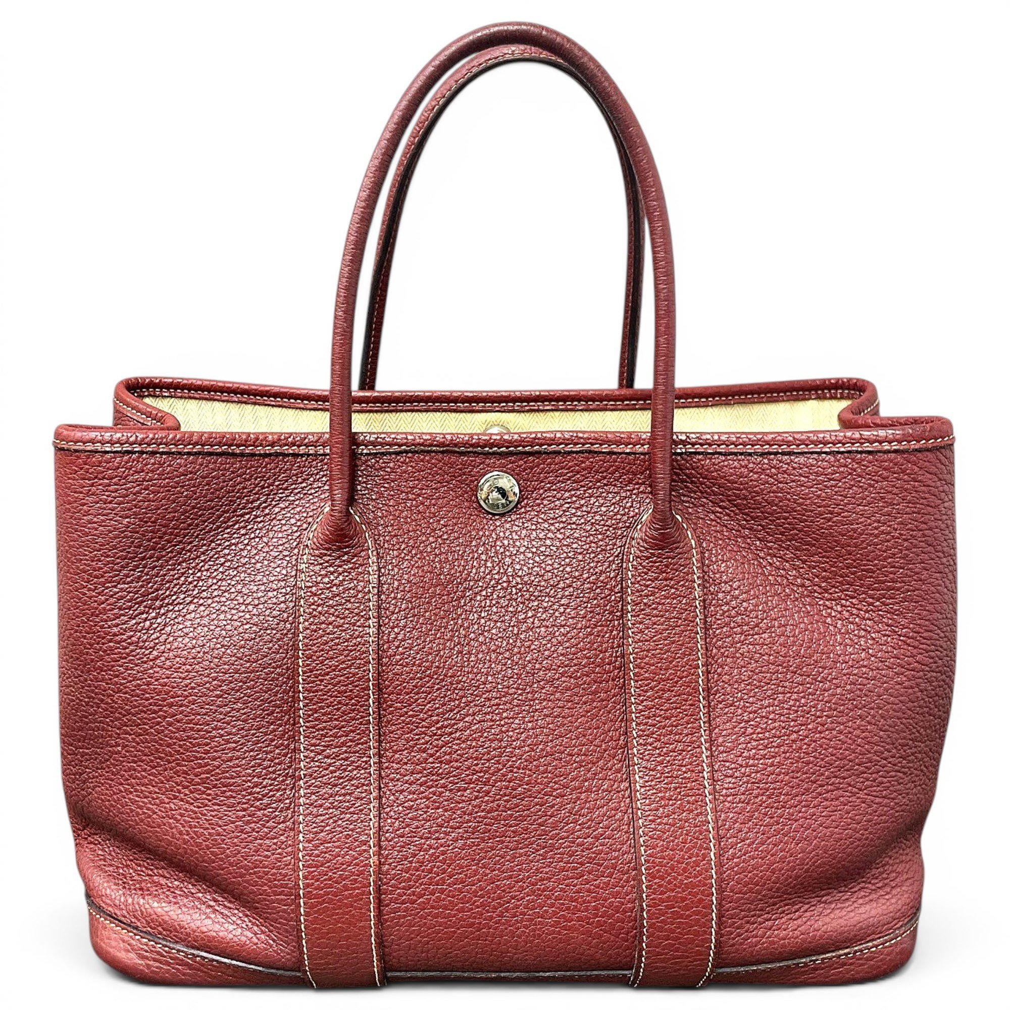 Garden Party leather handbag