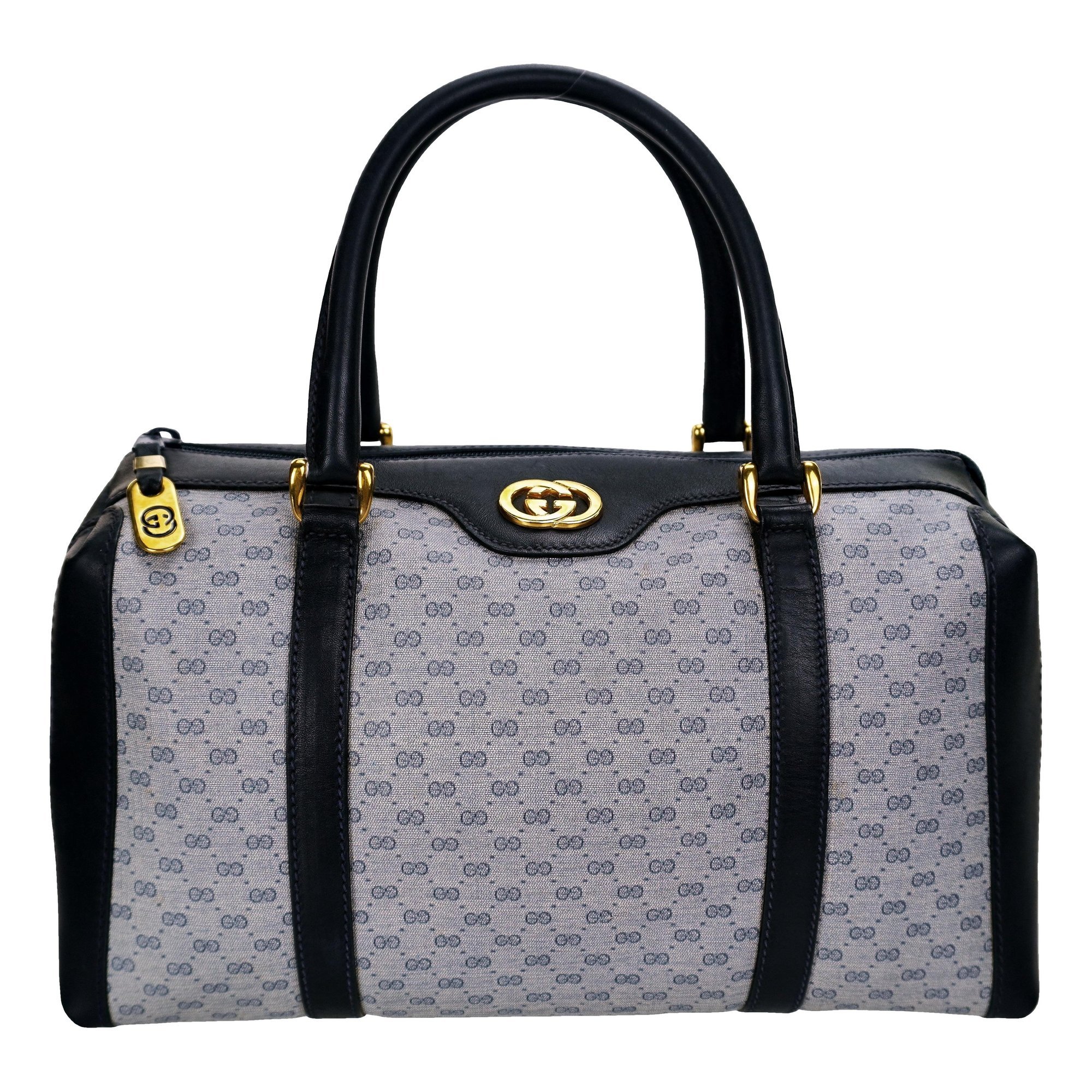 Boston leather tote