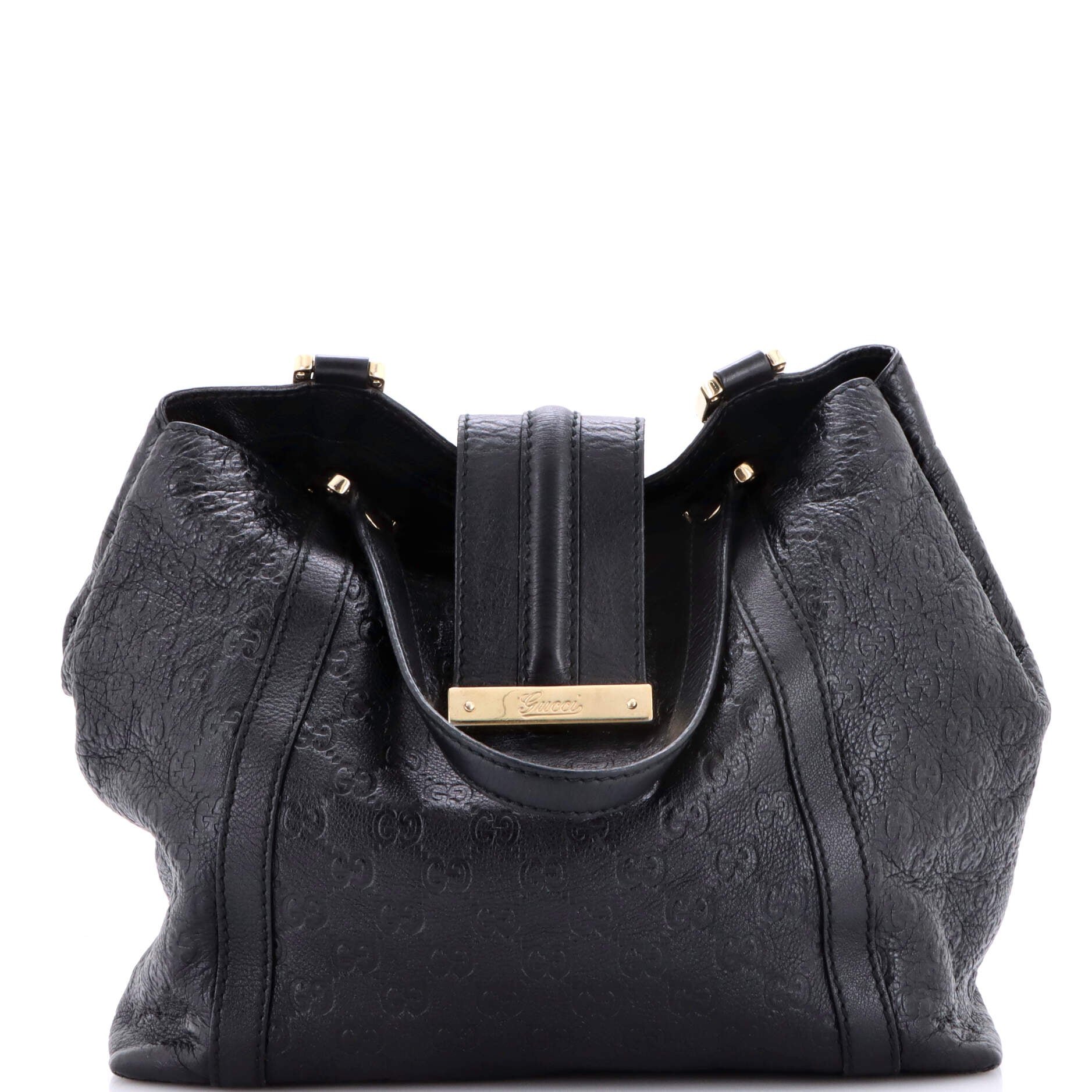 New Ladies Web Hobo Guccissima Leather Medium