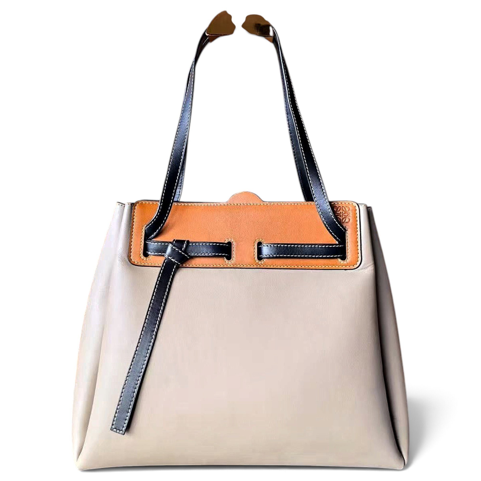 Lazo leather handbag