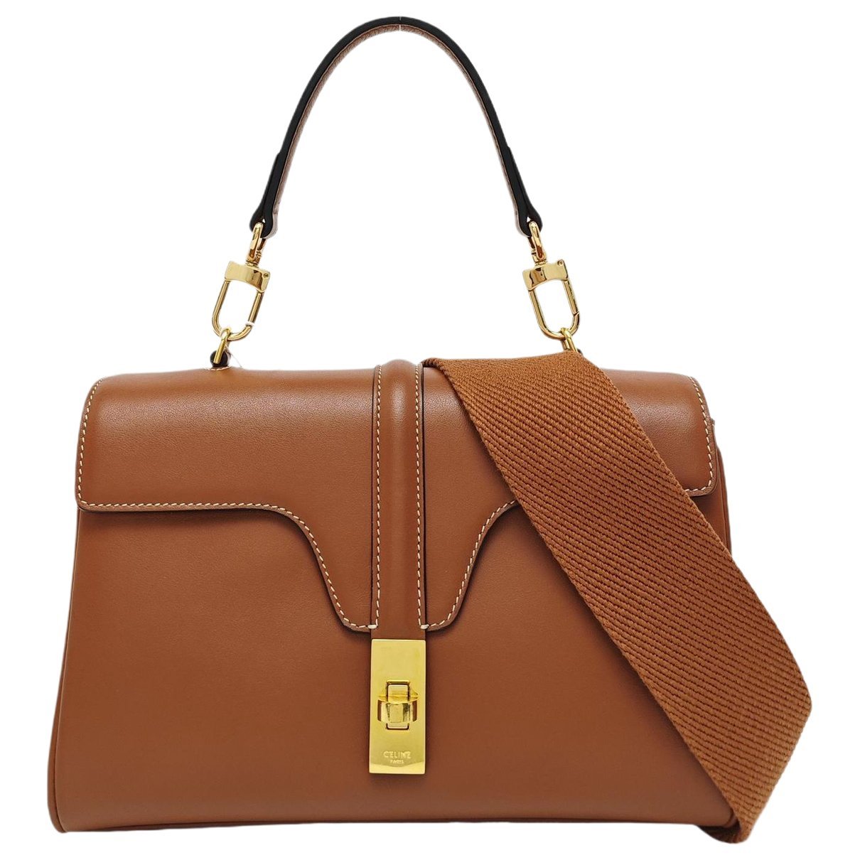 Sac 16 leather crossbody bag