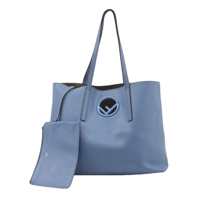 Logo Shopper Tote leather tote