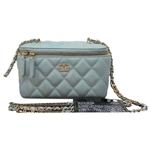 Trendy CC Vanity leather handbag