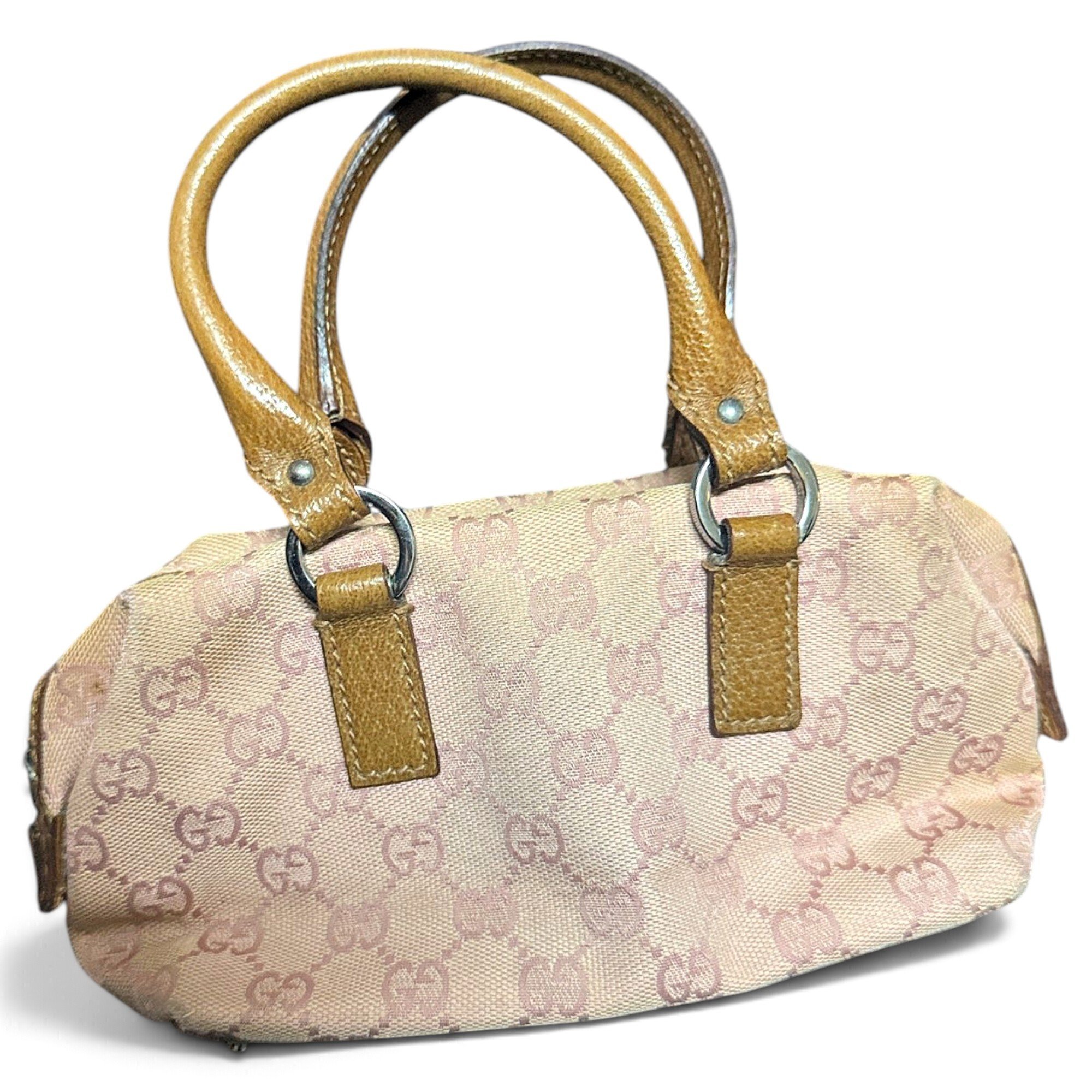 Boston leather handbag
