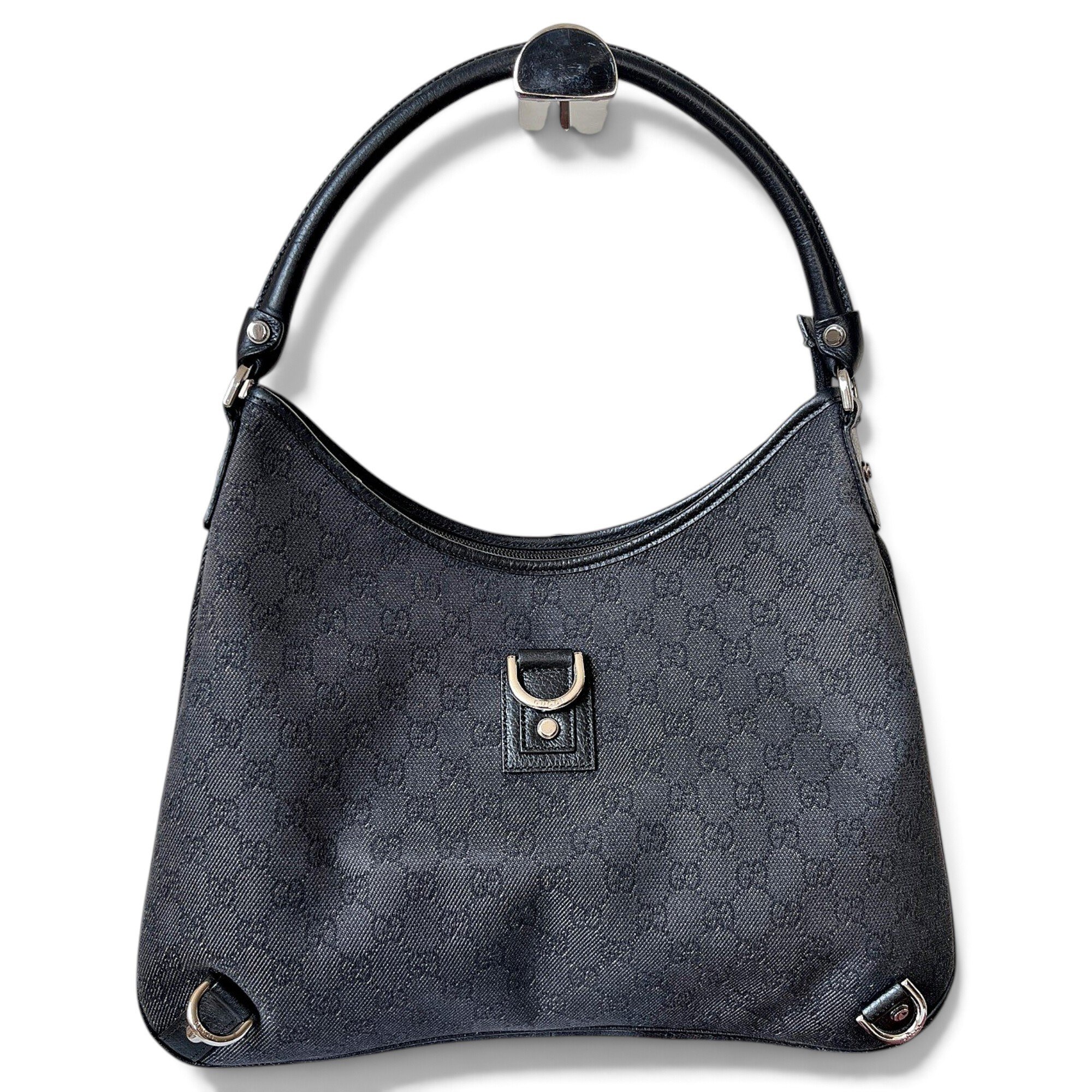 D-Ring leather handbag