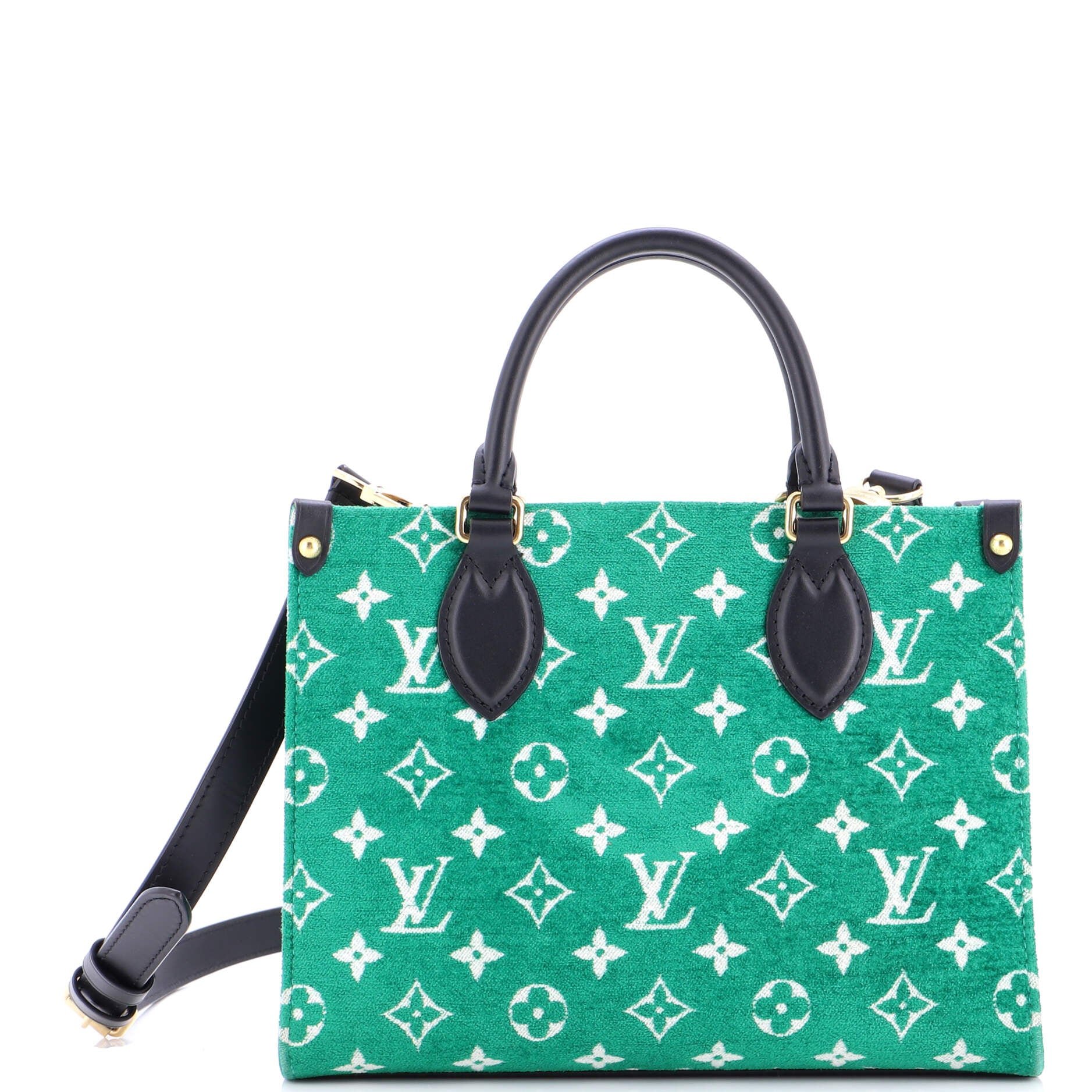 Louis Vuitton OnTheGo Tote LV Match Monogram Jacquard Velvet PM