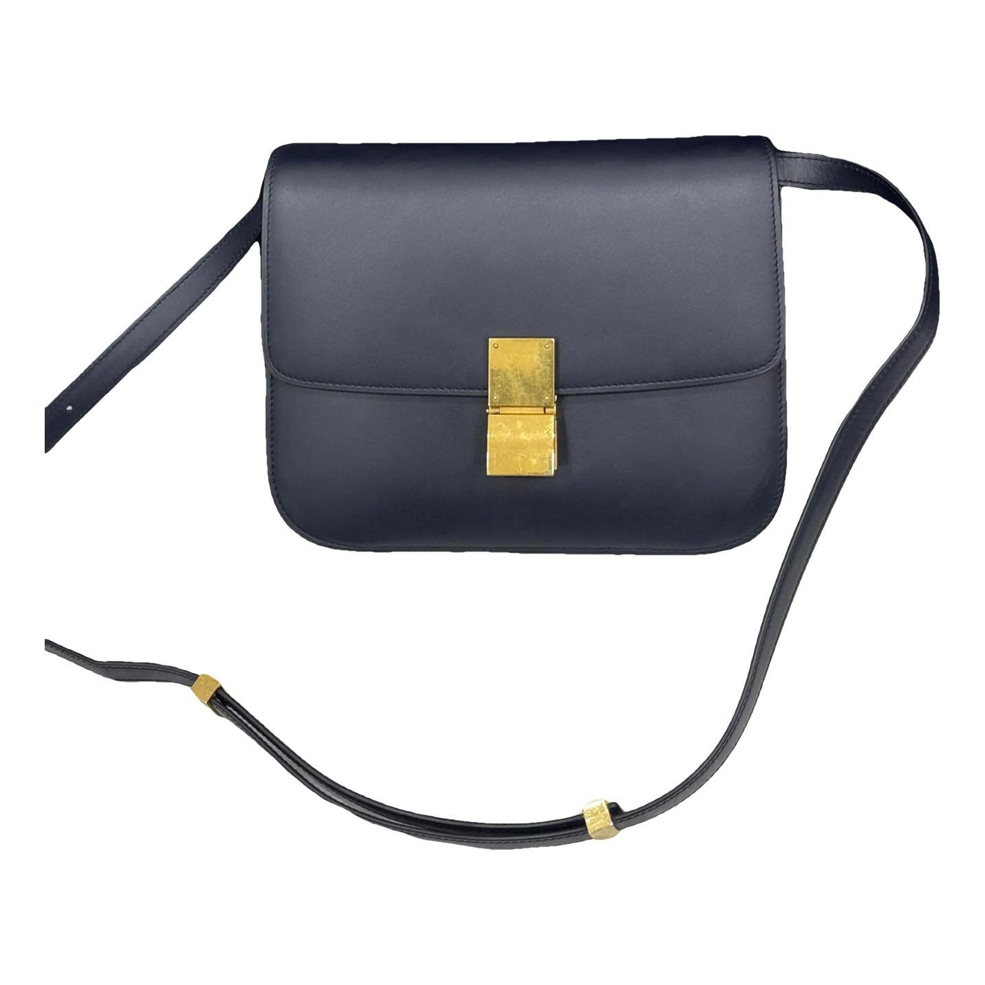 Classic leather crossbody bag