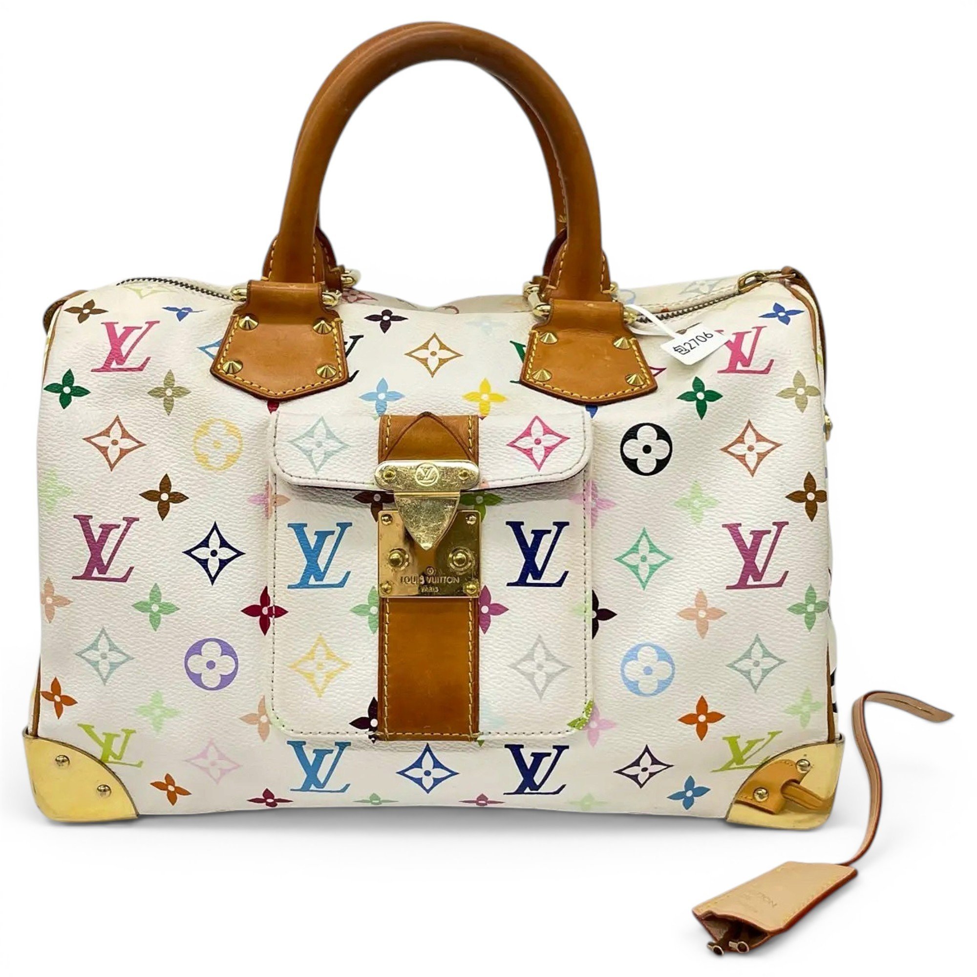 Speedy vinyl handbag