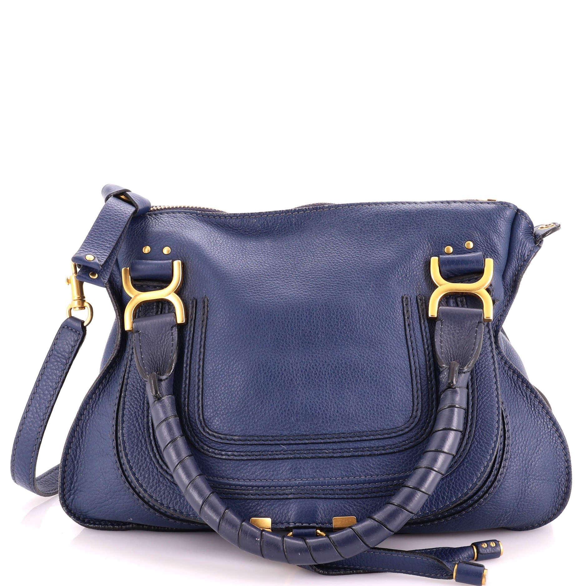 Marcie Satchel Leather Medium