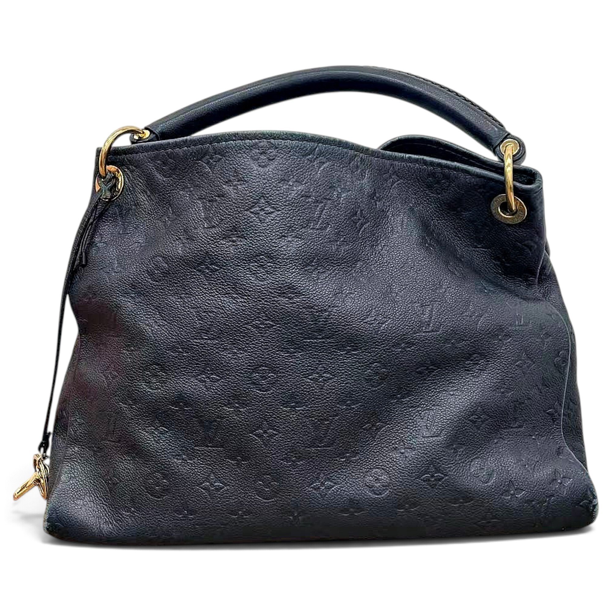 Artsy leather handbag