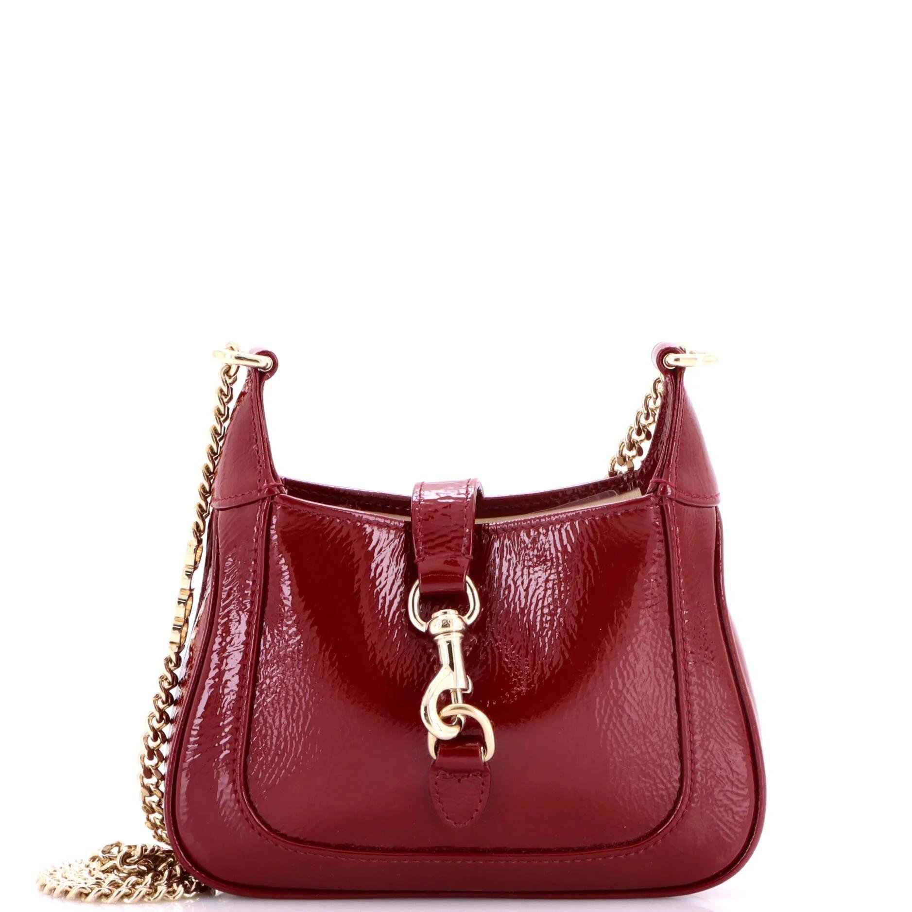 Patent leather handbag