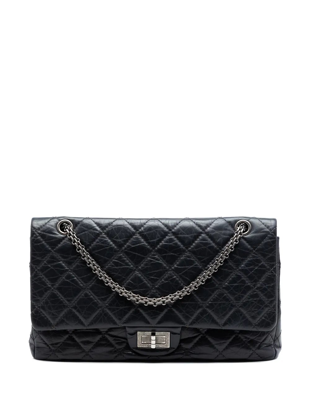 2012 Quilted Aged Calfskin Reissue 2.55 Double Flap 227 shoulder bag
