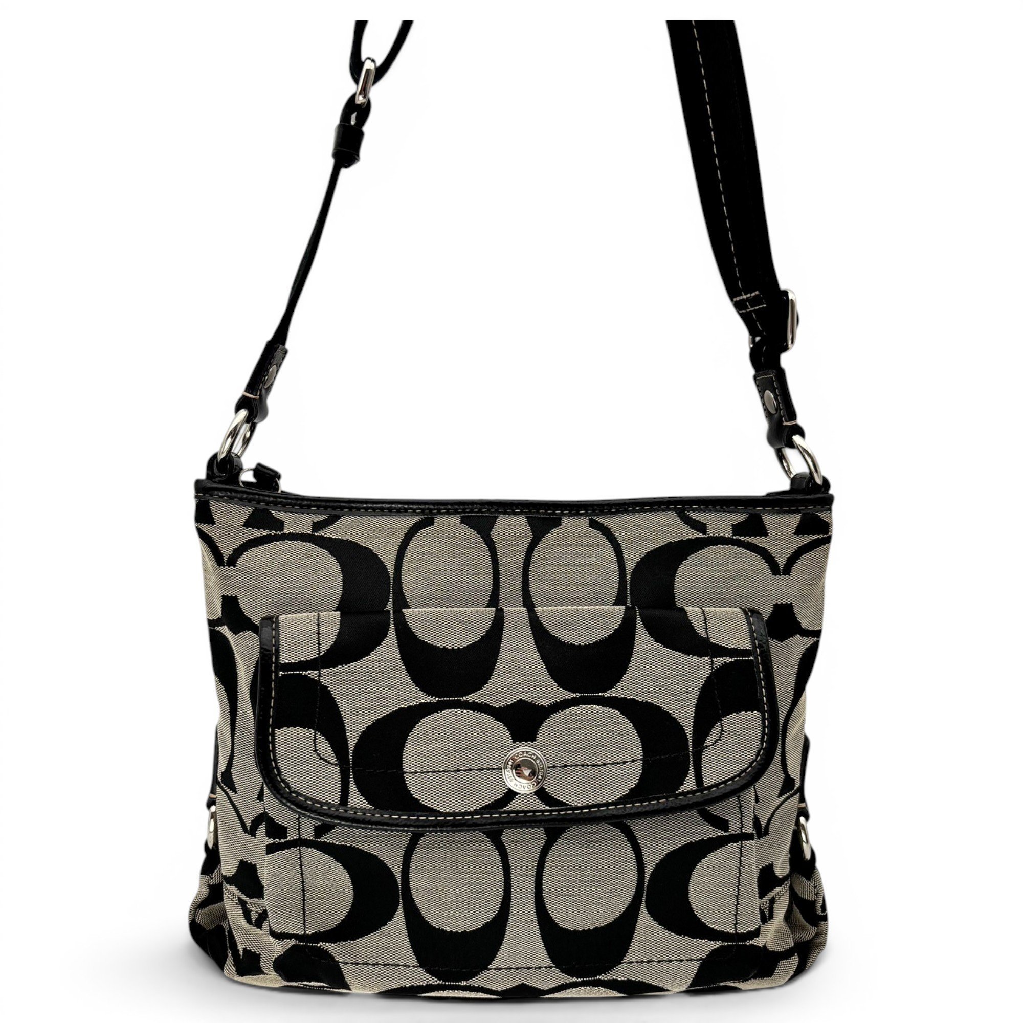 Tabby cloth handbag
