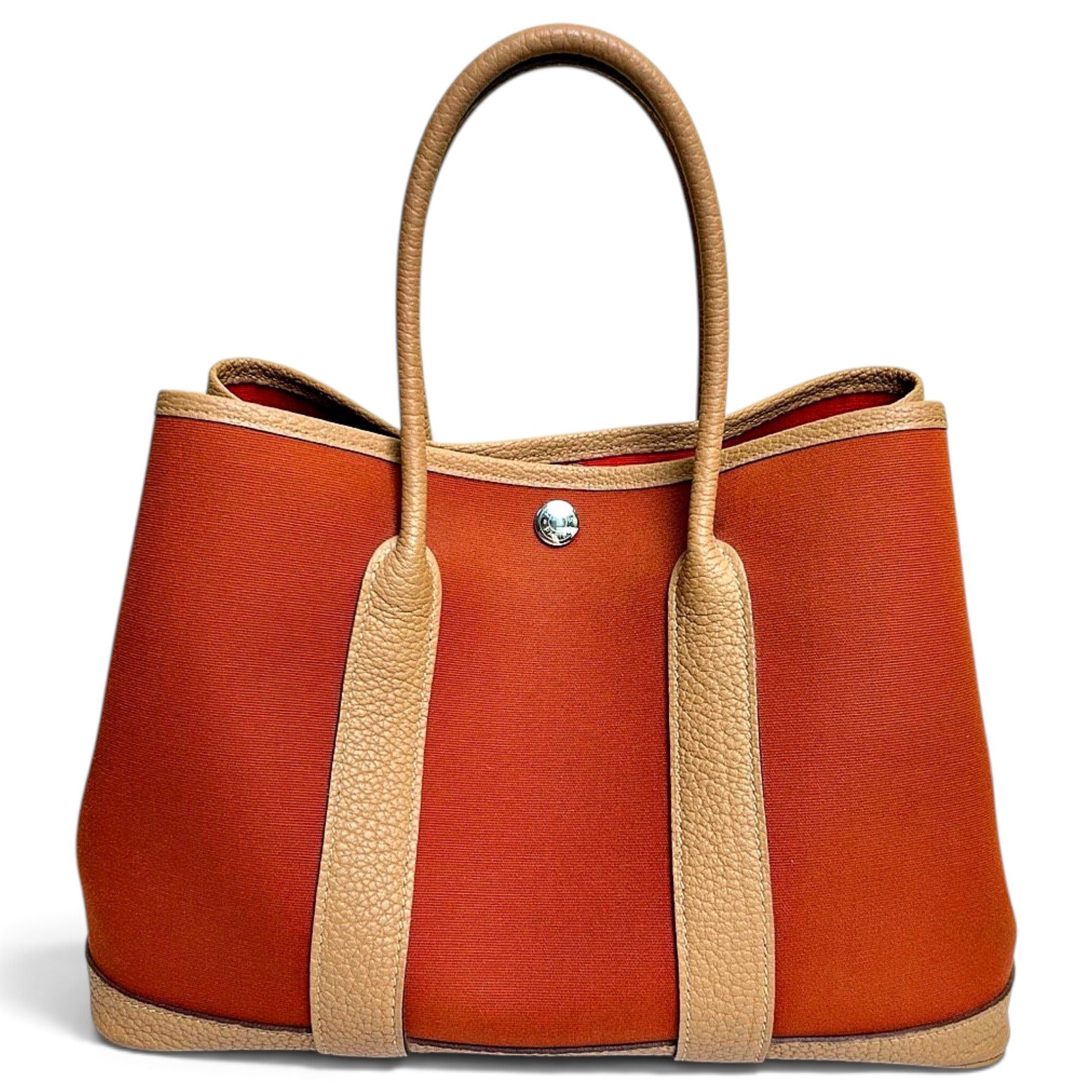 Hermes Garden Party Handbag Orange