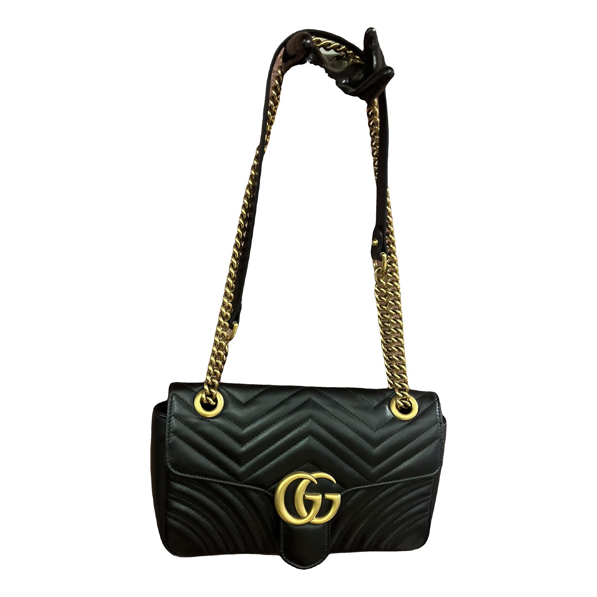 GG Marmont Flap leather handbag