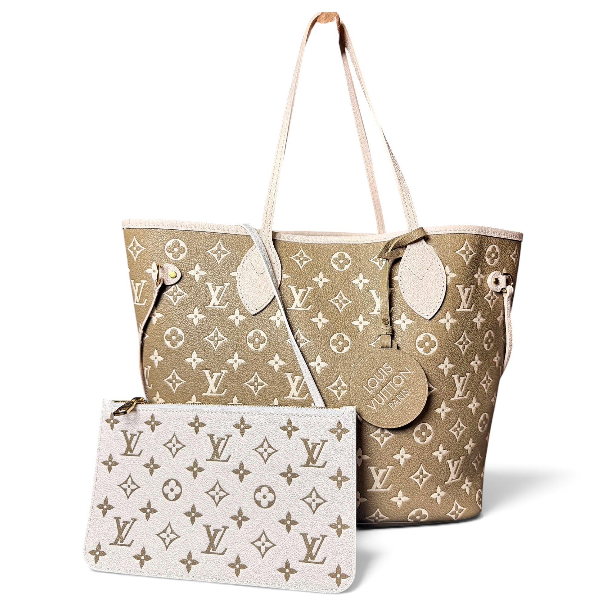 Neverfull leather tote