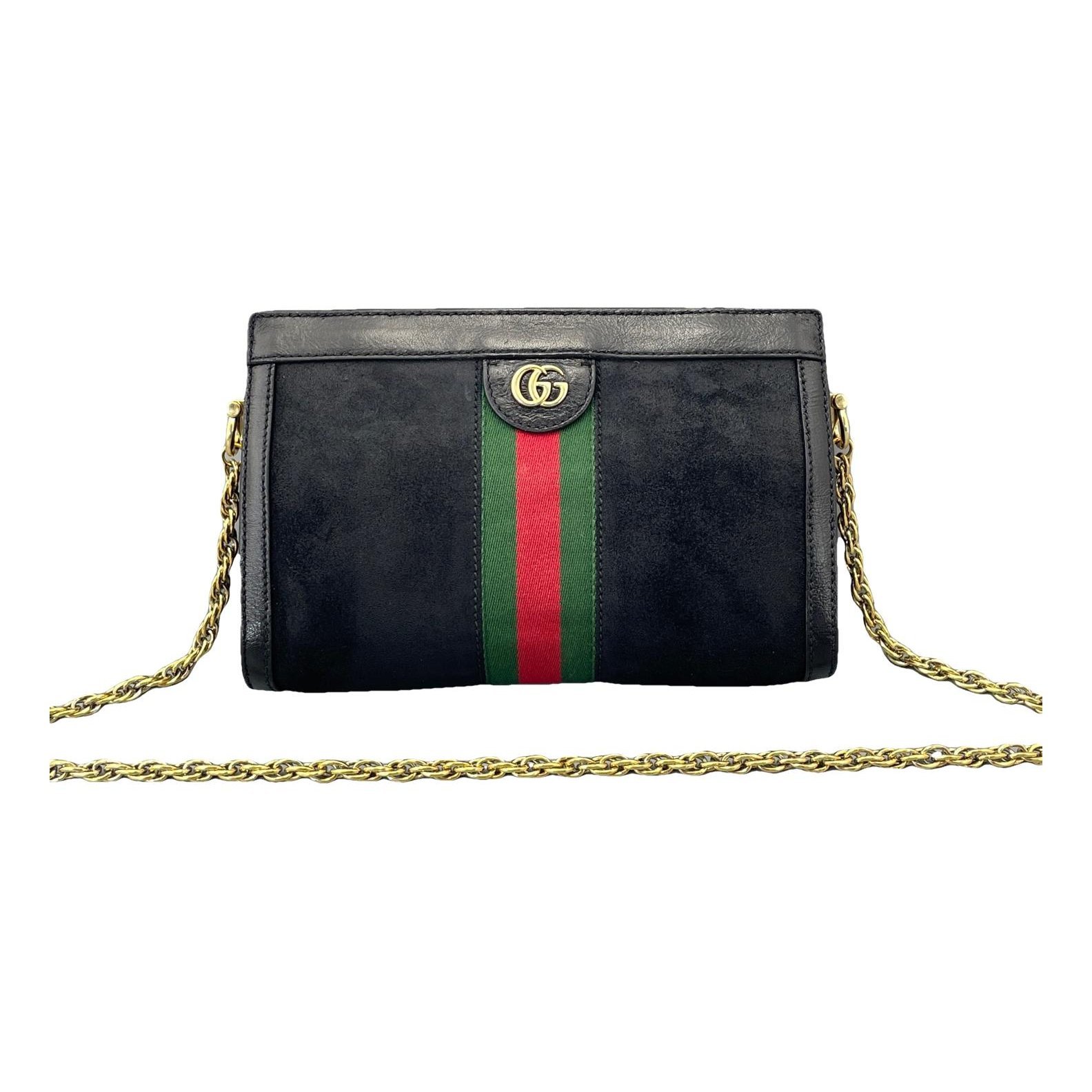 Ophidia Chain leather handbag