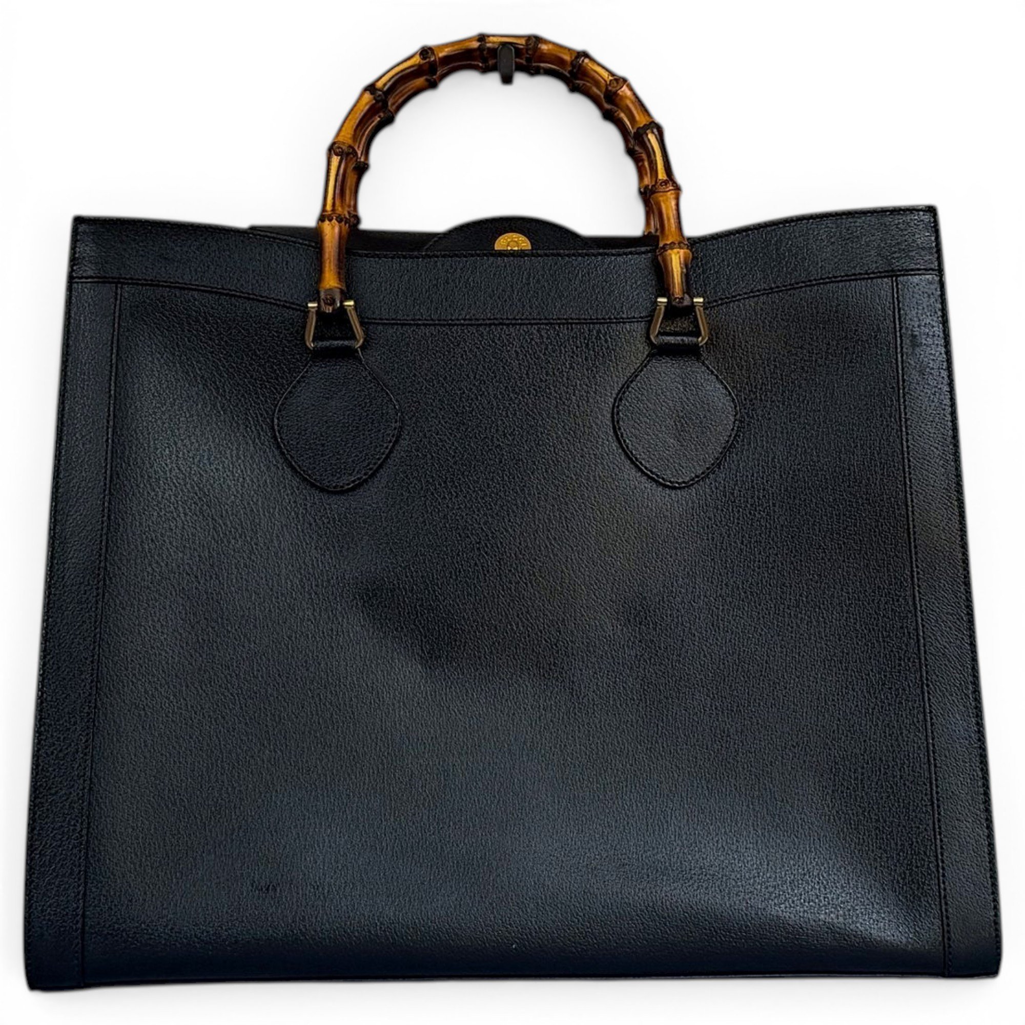 Diana Bamboo leather tote