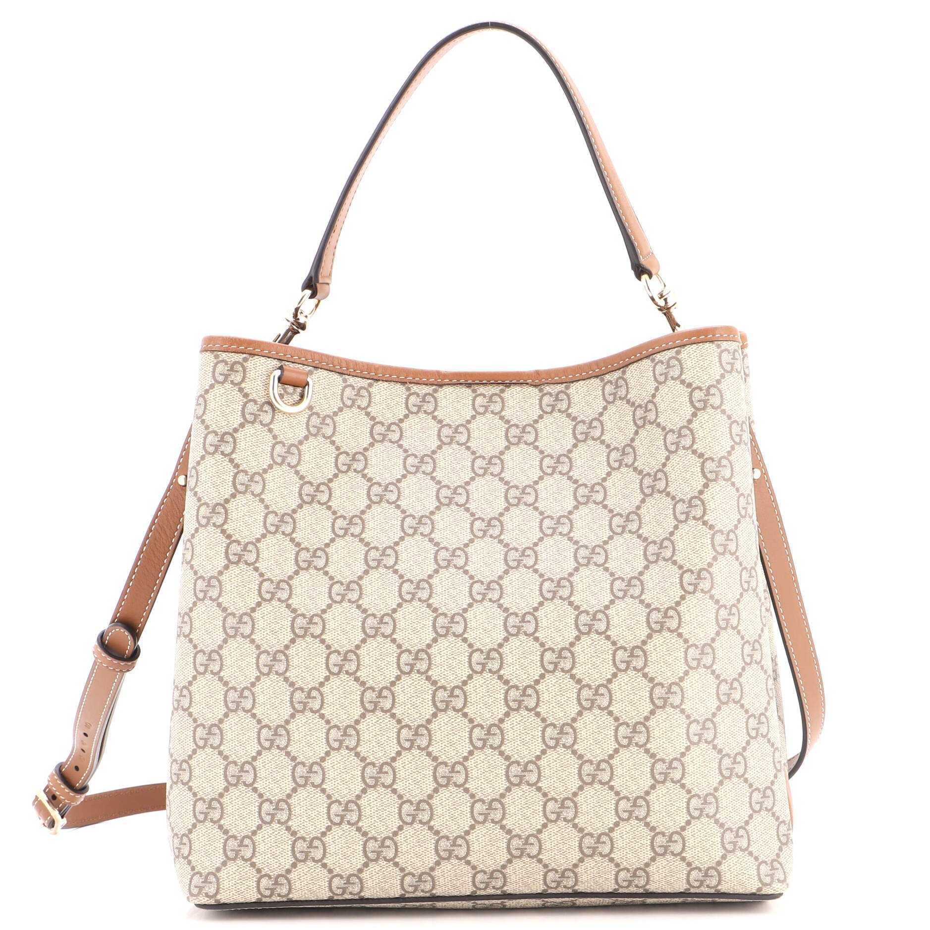 GG Emblem Bucket Bag GG Coated Canvas Medium