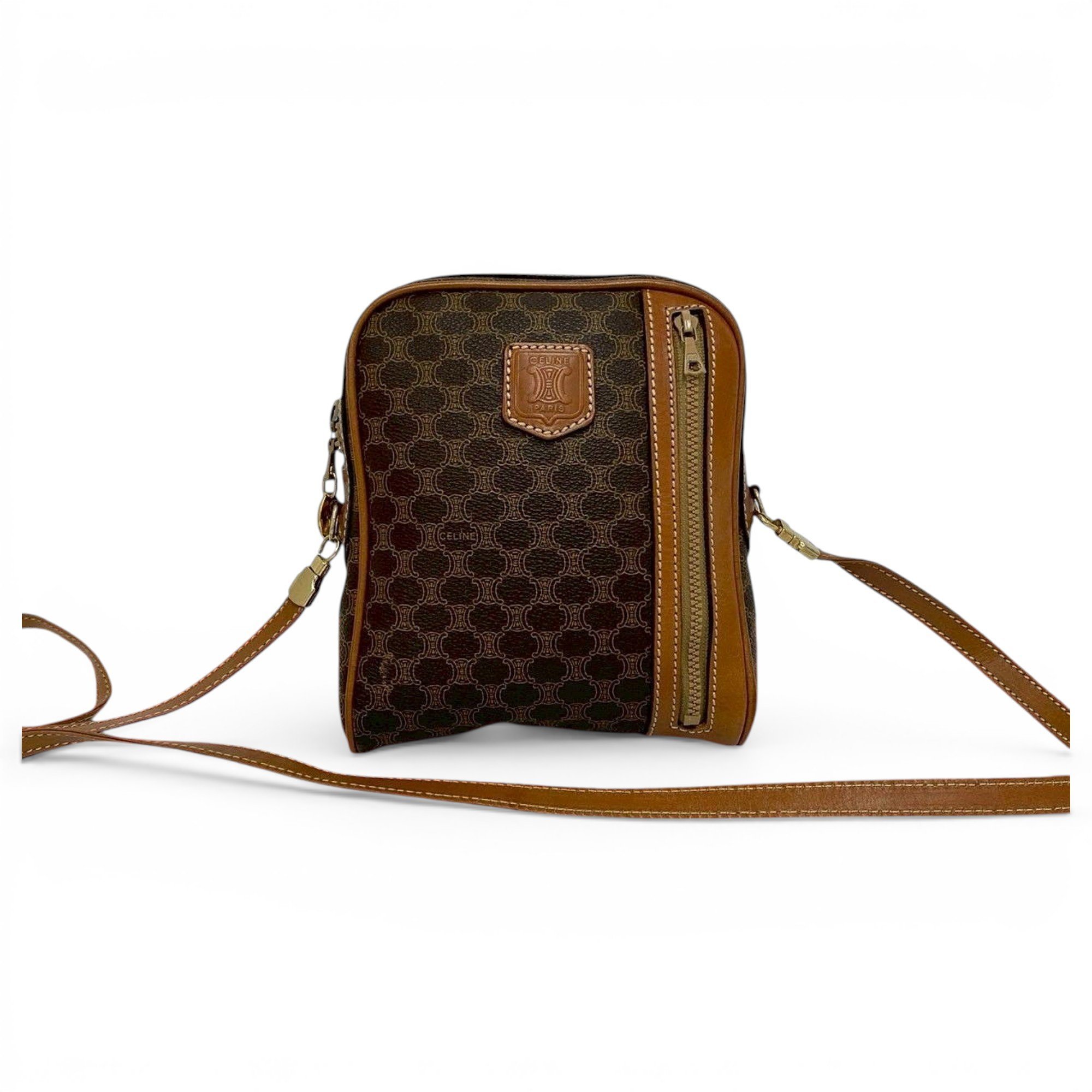 Triomphe leather handbag