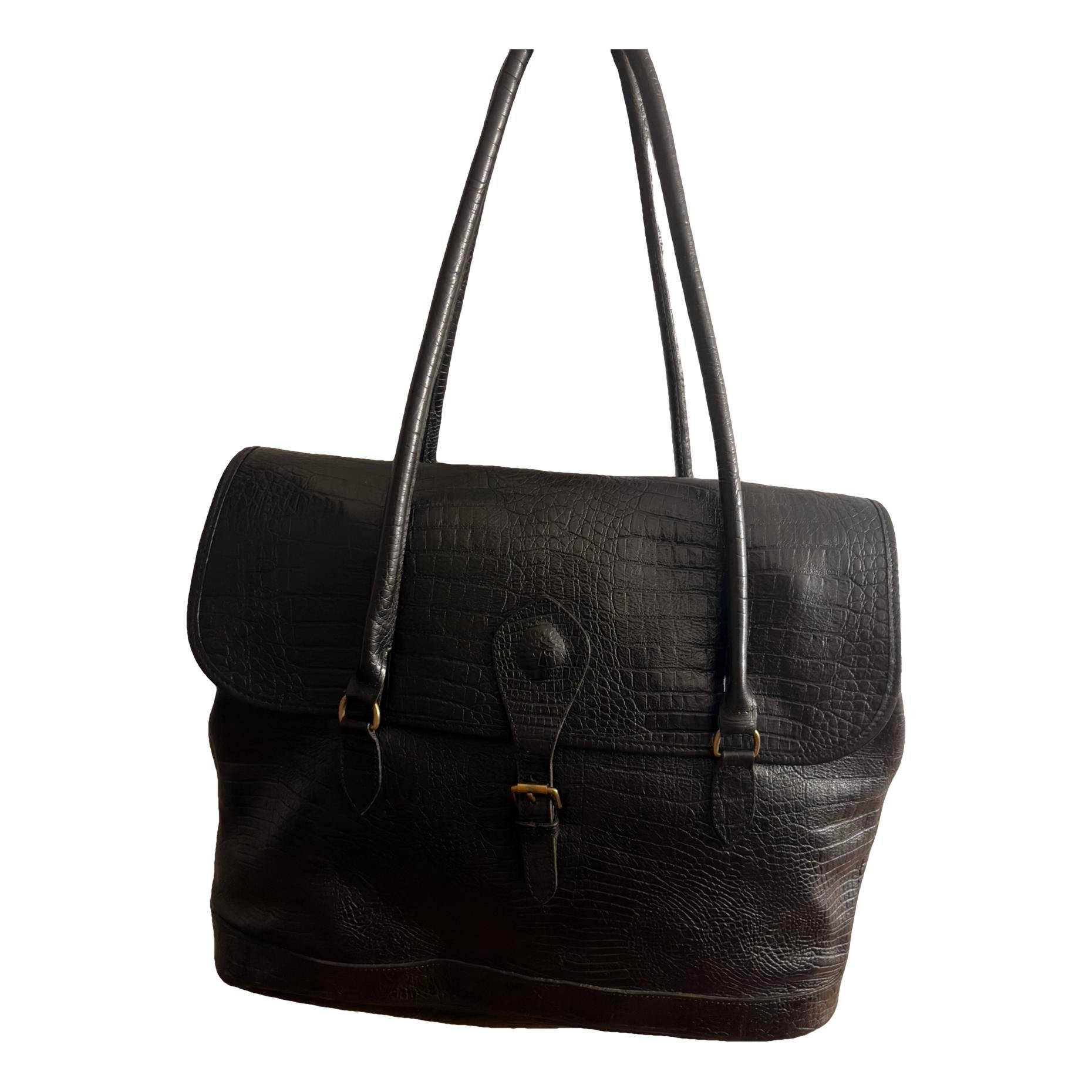 Leather handbag
