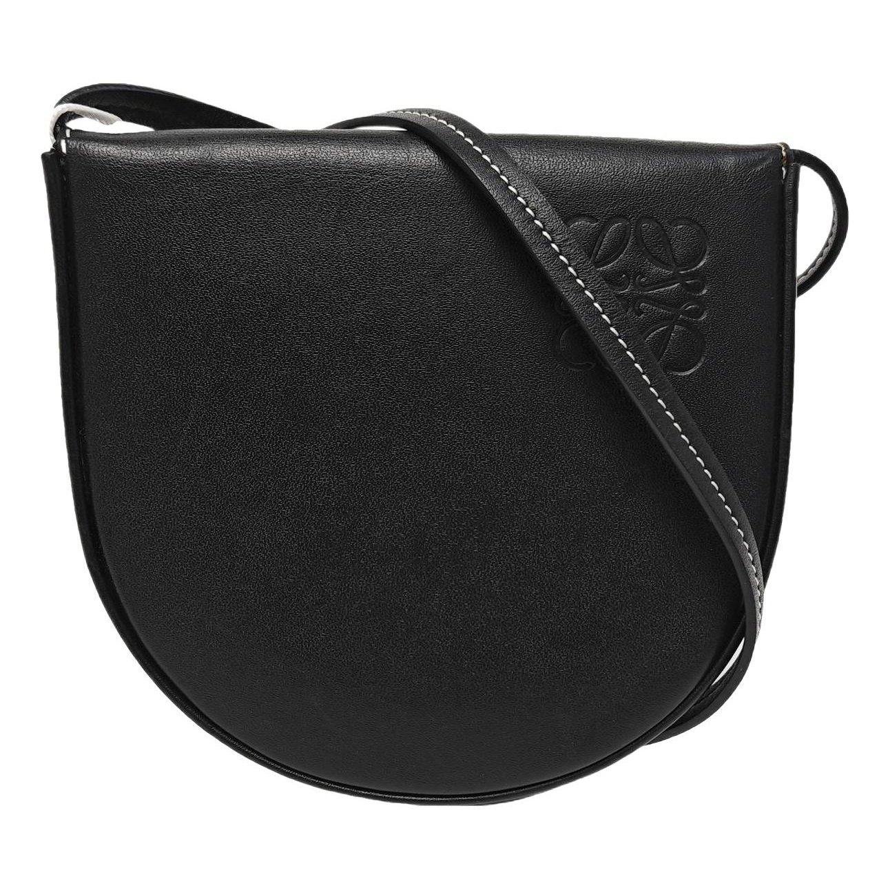 Heel leather handbag