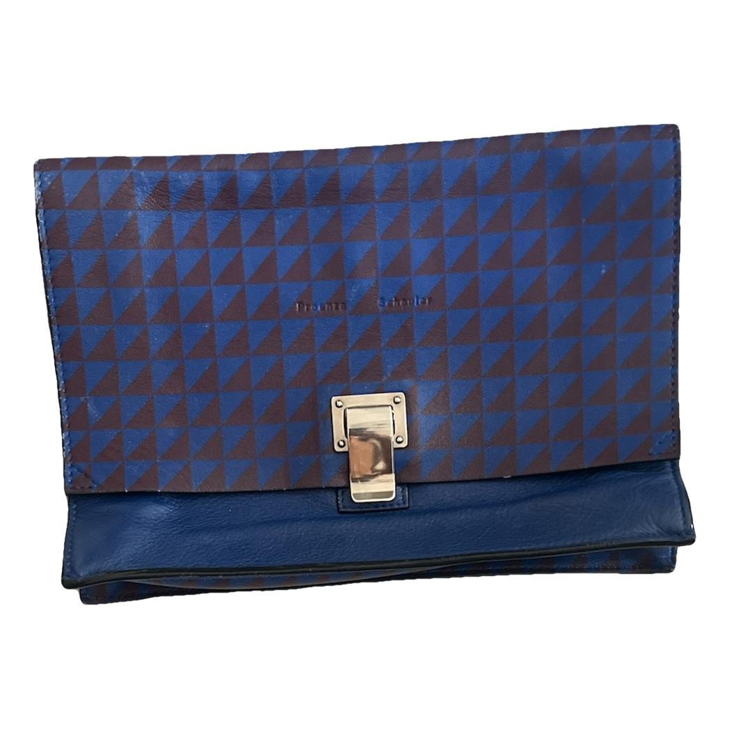 Proenza Schouler Lunch leather clutch bag