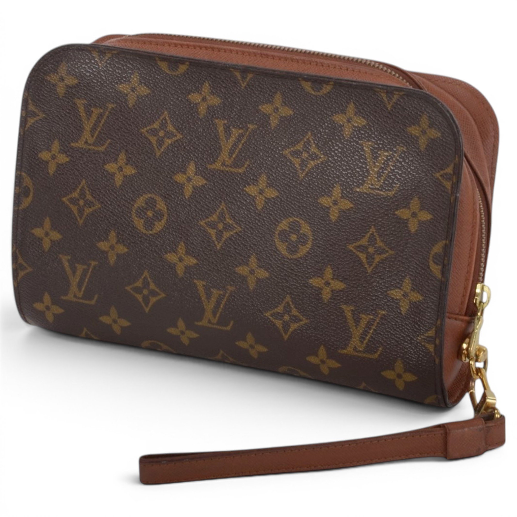 Orsay leather clutch bag