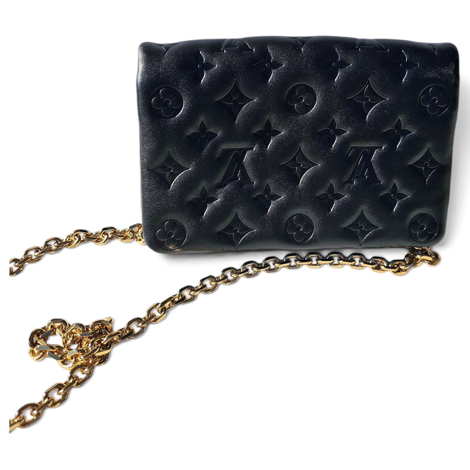 Coussin Flap leather handbag