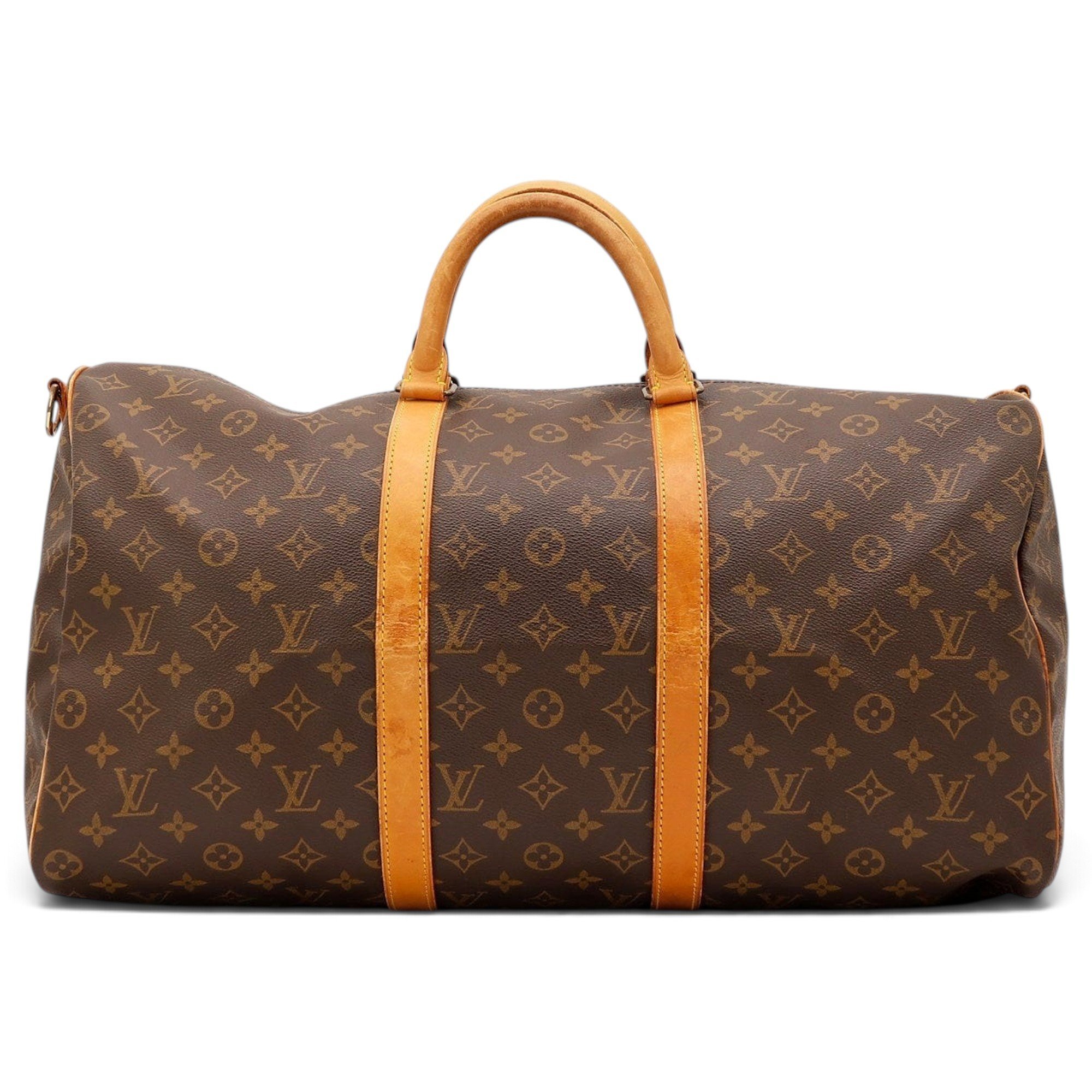 Louis Vuitton Keepall leather 24h bag