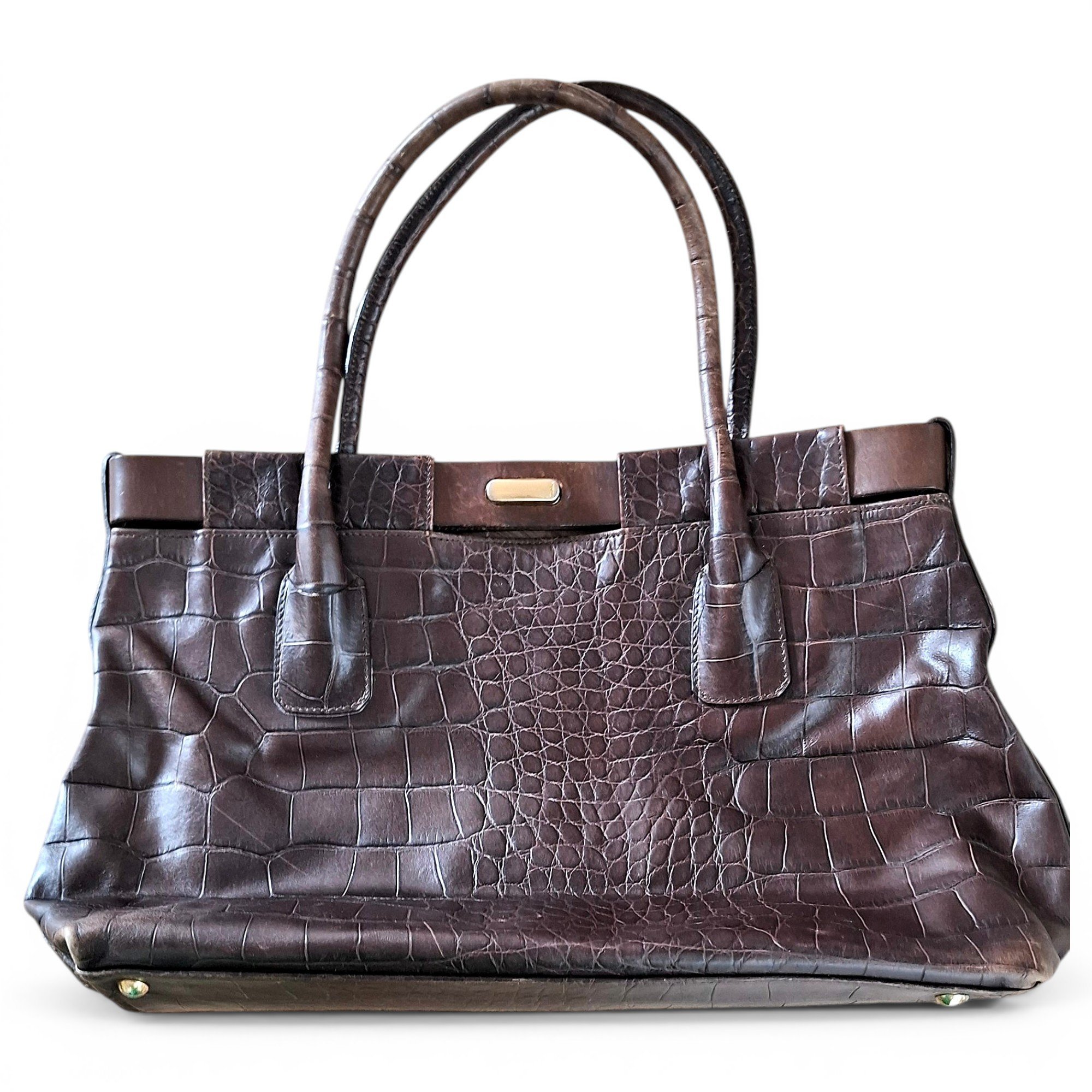 Leather handbag
