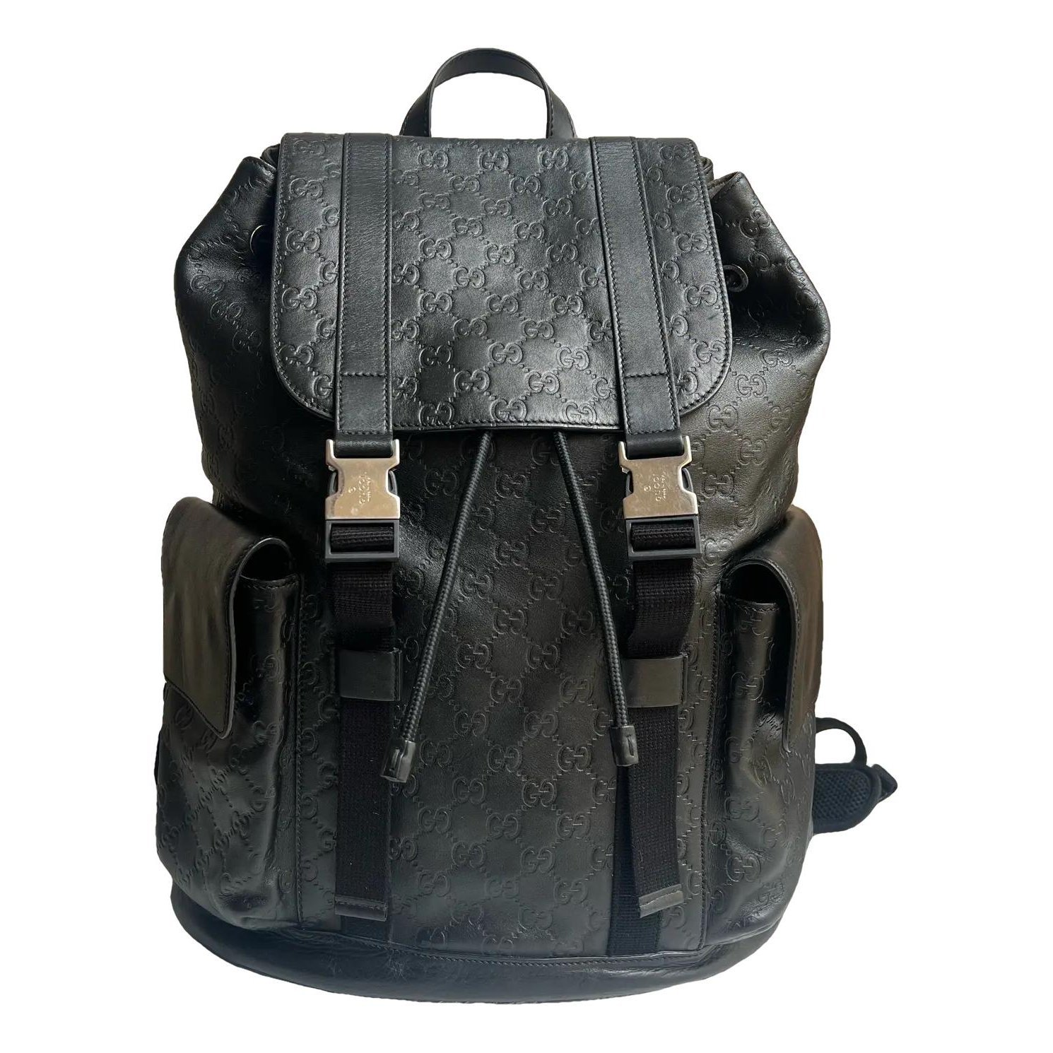 Leather backpack