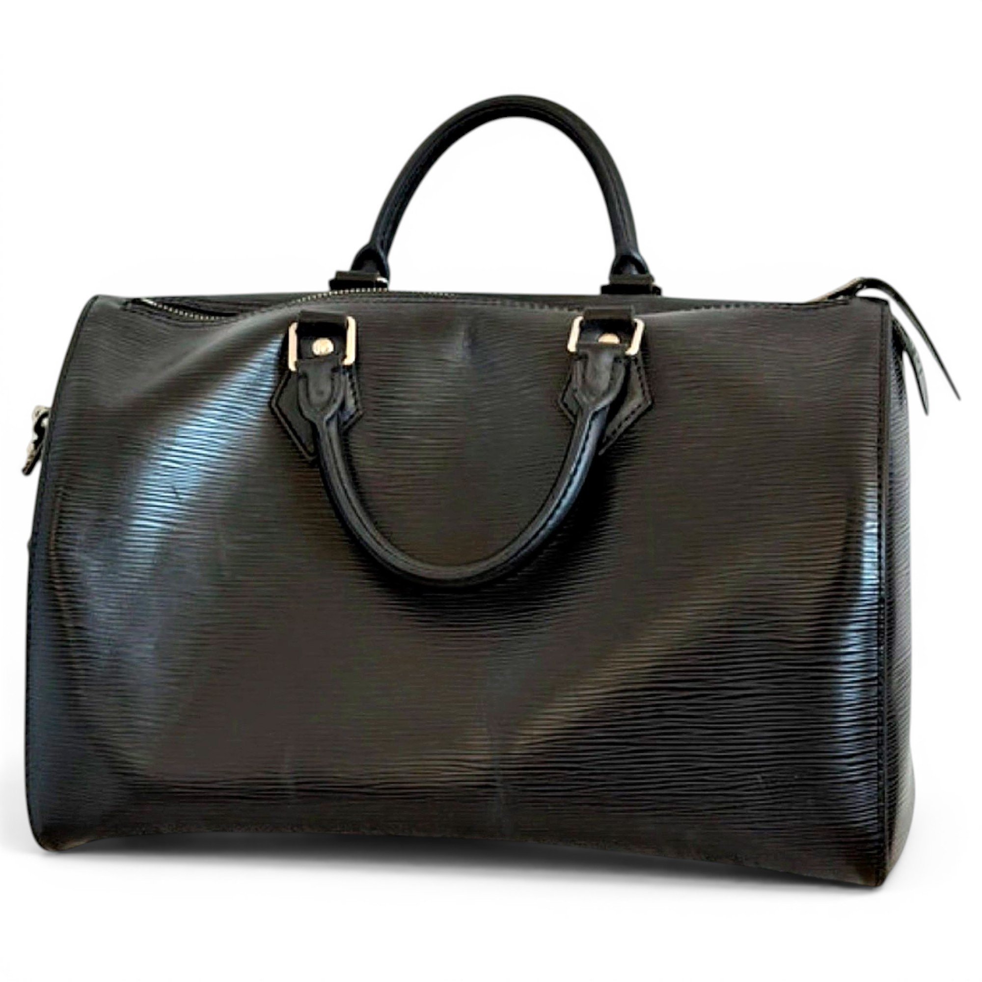 Speedy leather handbag