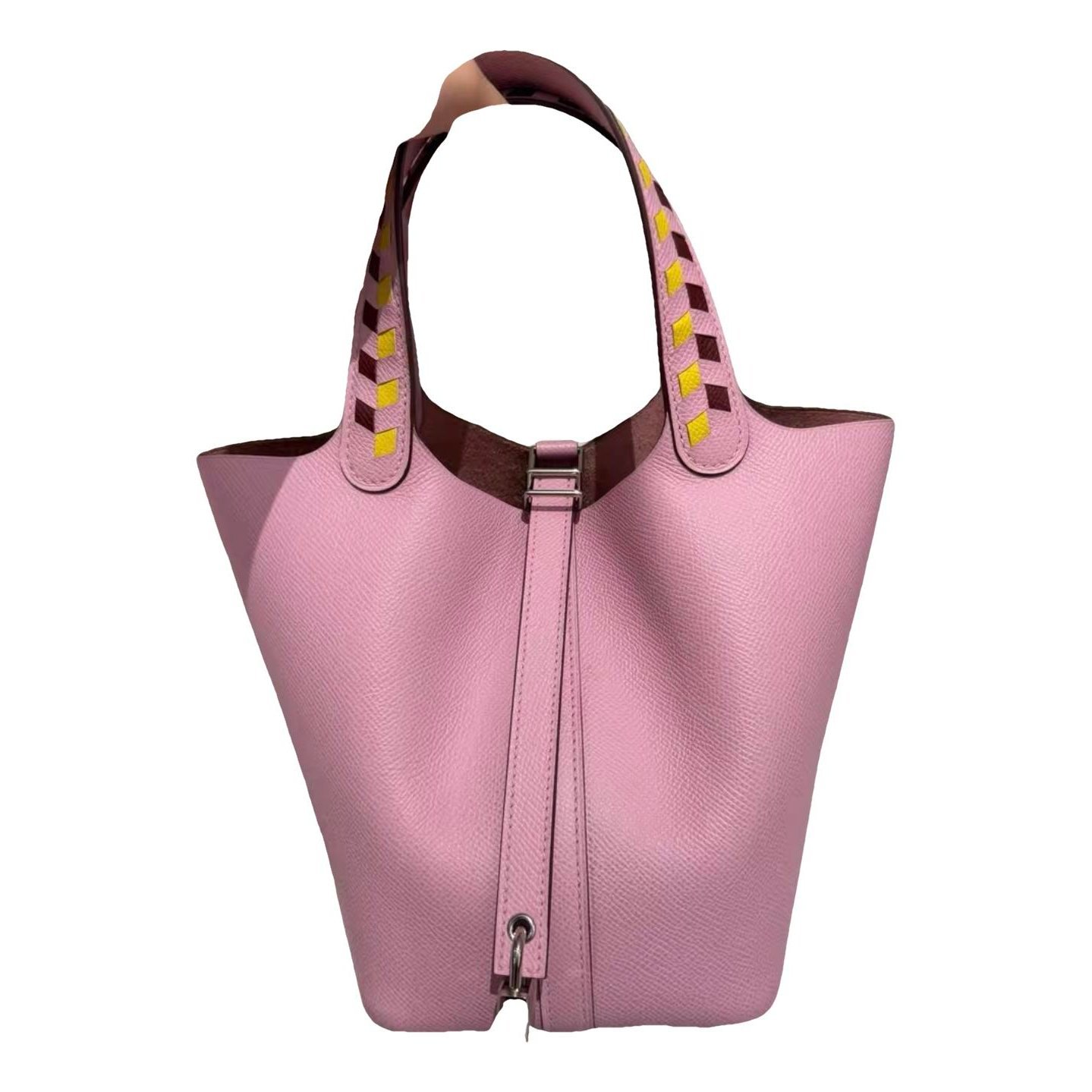 Picotin leather tote