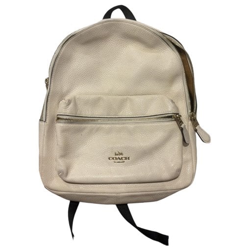 Campus leather backpack