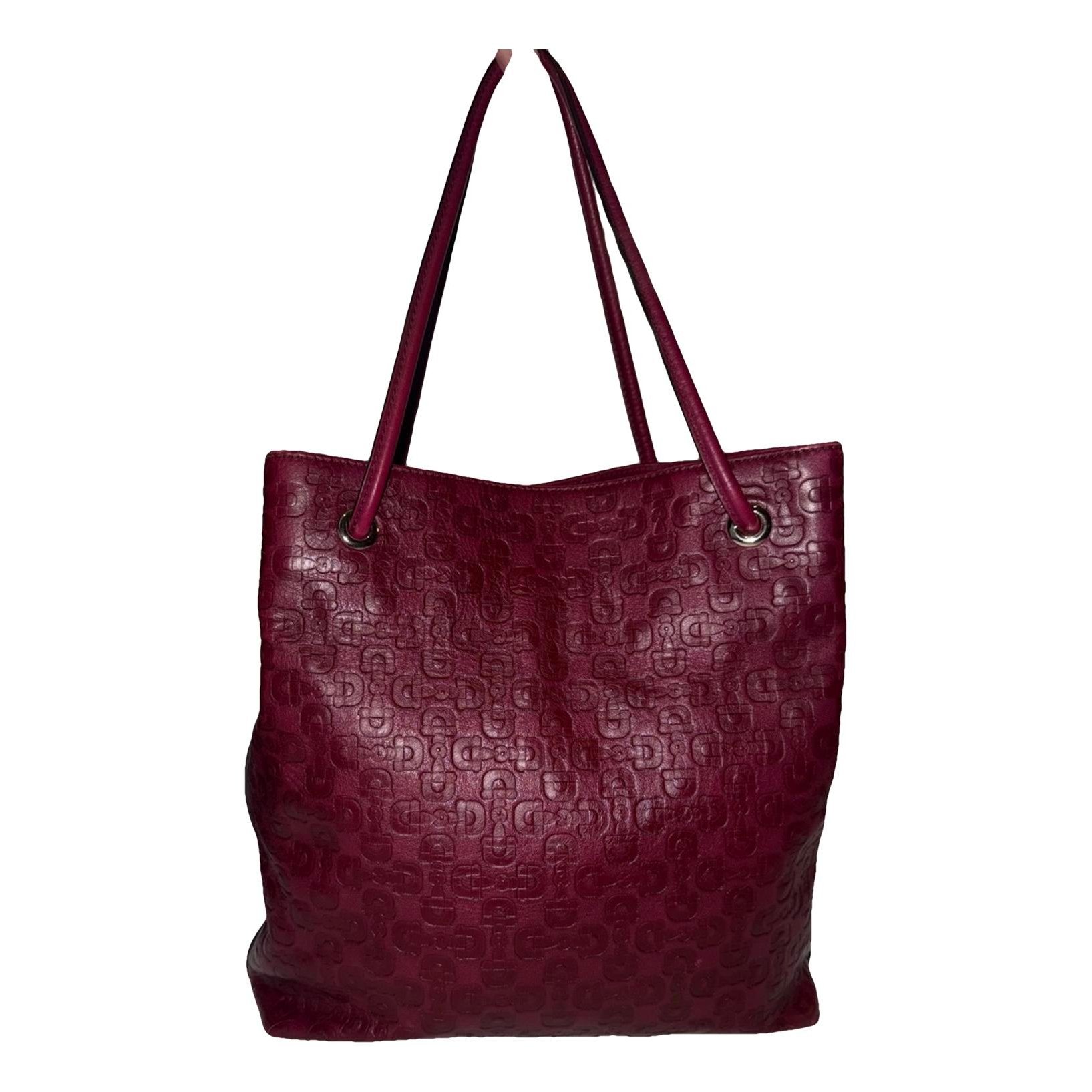 Leather tote